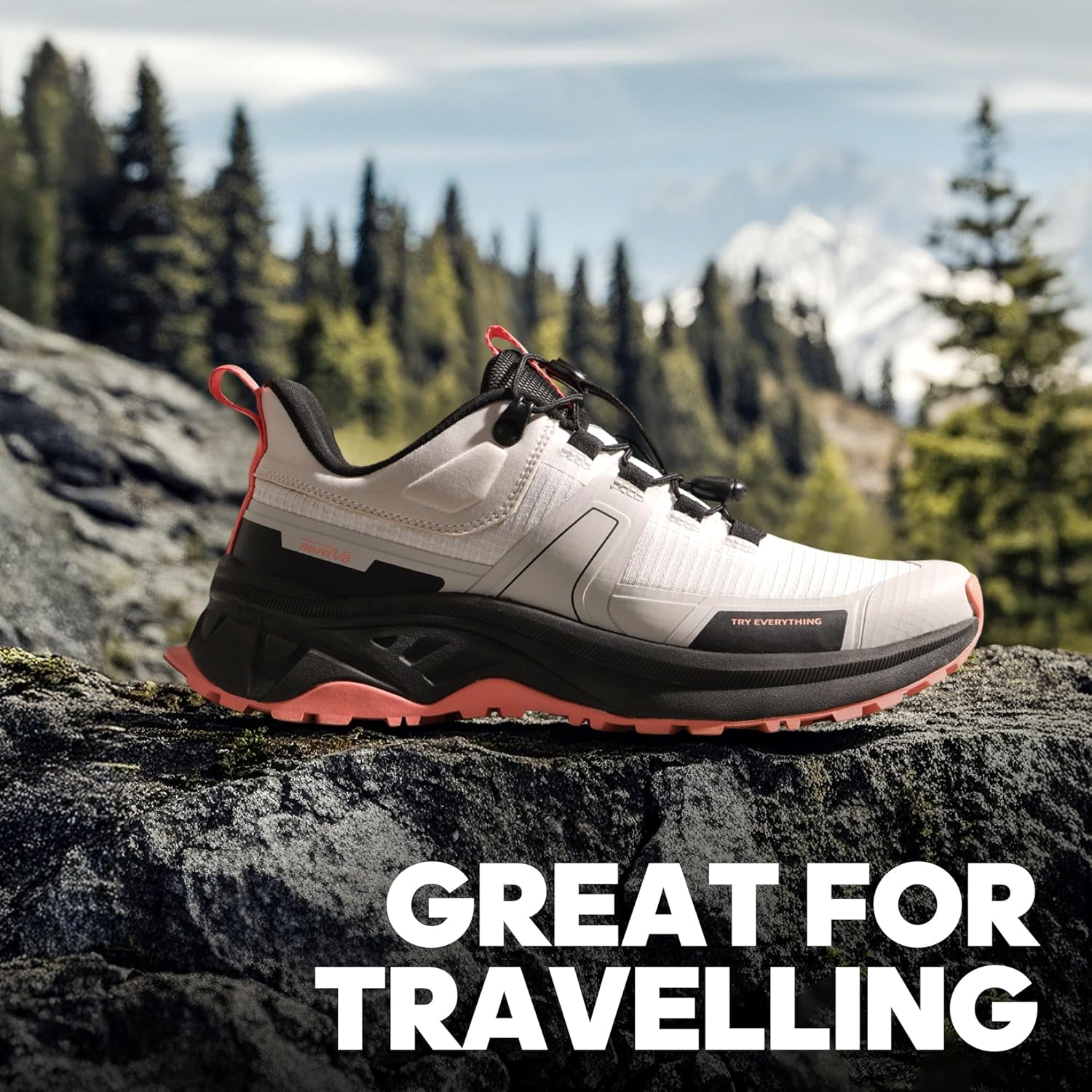 NORTIV 8 Women's Lightweight Hiking Shoes Quick Laces Outdoors Sneakers - Image 9