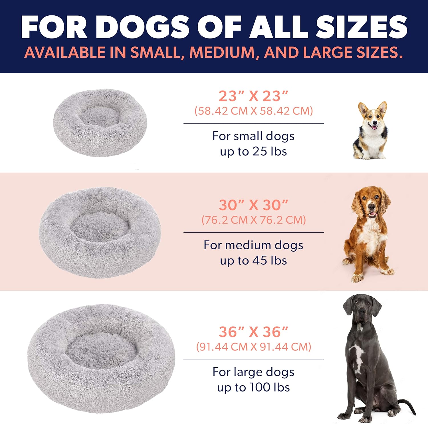 Active Pets Large Dog Bed, Calming Orthopedic Pet Bedding for Anxiety Relief, Joint Support & Comfort, Washable Dog Furniture, XL 100lbs, Dark Grey - Image 6