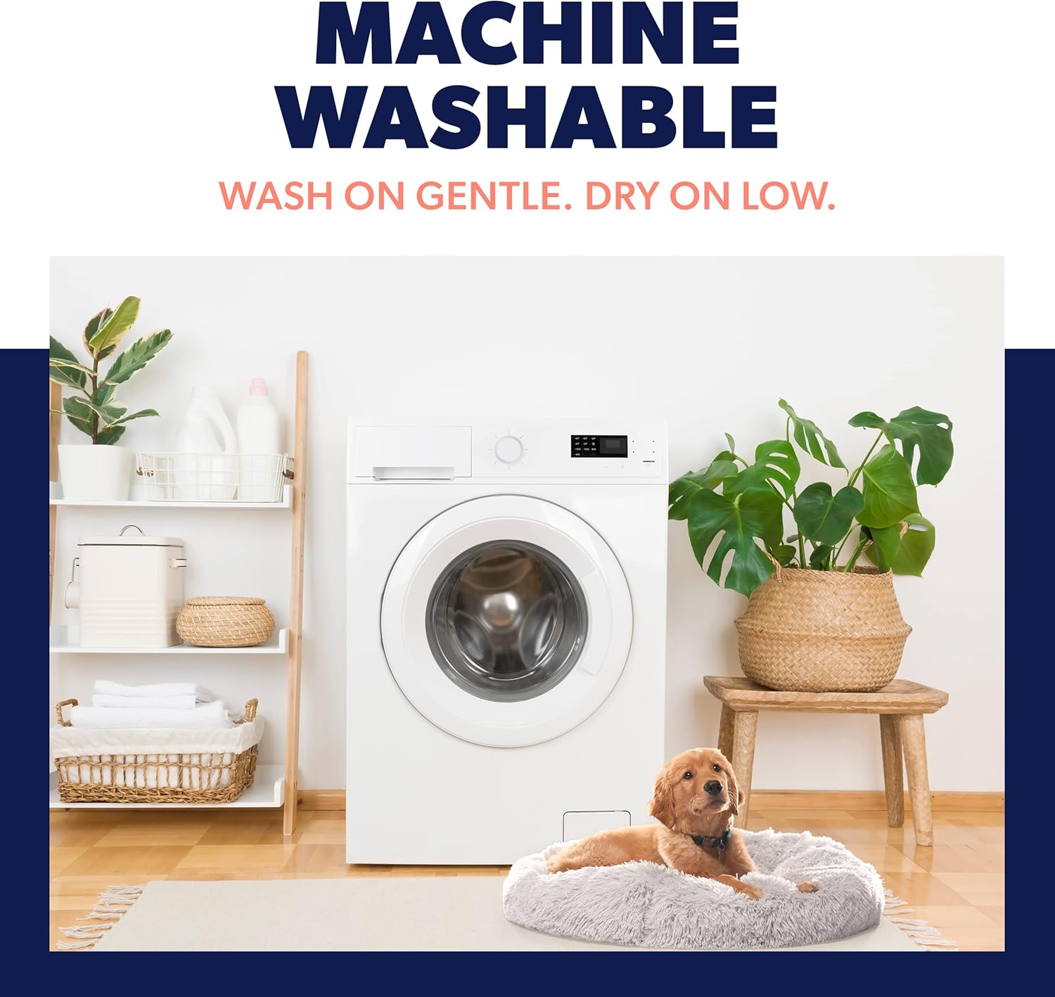 Active Pets Large Dog Bed, Calming Orthopedic Pet Bedding for Anxiety Relief, Joint Support & Comfort, Washable Dog Furniture, XL 100lbs, Dark Grey - Image 9