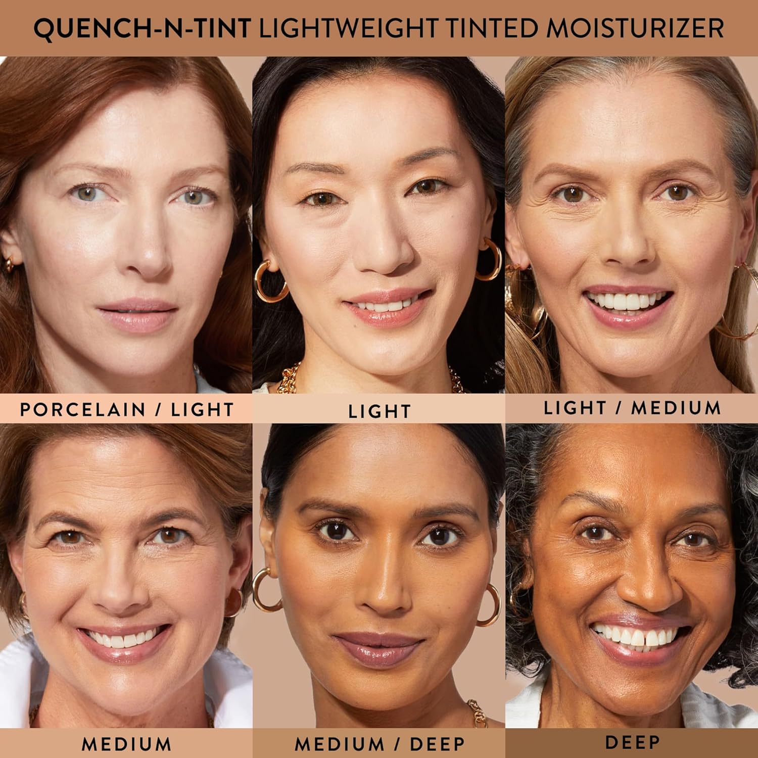 LAURA GELLER NEW YORK Quench-n-Tint Hydrating Foundation - Medium/Deep - Sheer to Light Buildable Coverage - Natural Glow Finish - Lightweight Formula with Hyaluronic Acid - Image 7