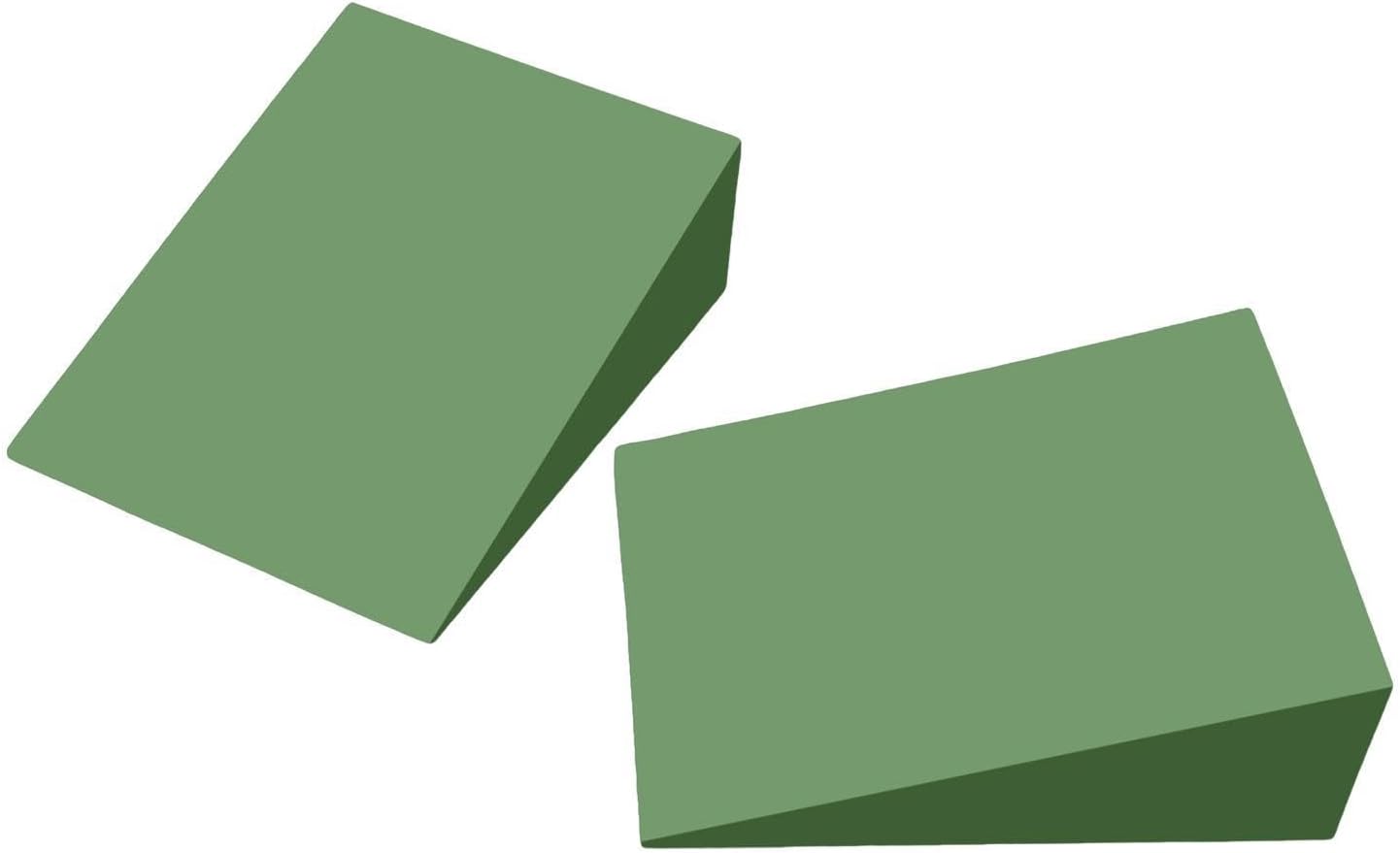 Squat Wedge Block - EVA Yoga Foam Wedge | Supportive Yoga Block | Support Foam Incline Slant Board | Workout Yoga Blocks for Fitness, Pushup, Weightlifting, Foot Stretching - Image 2