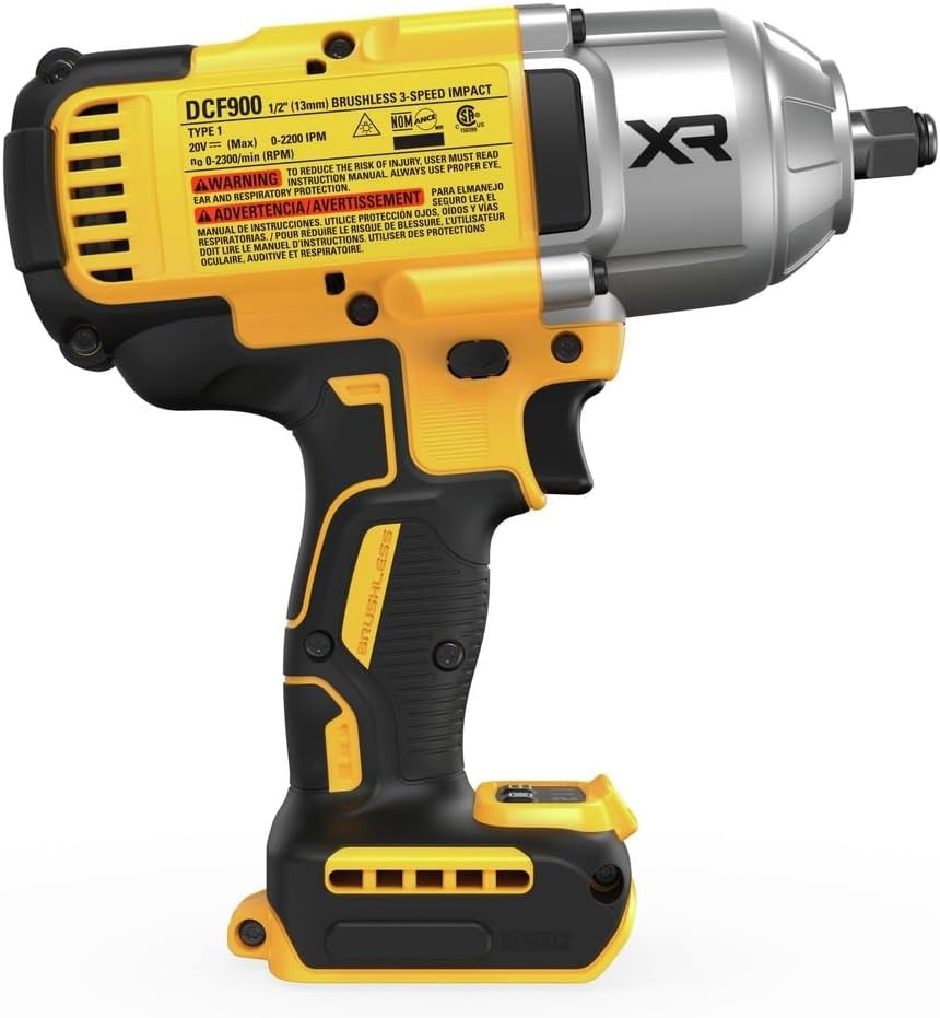 DEWALT 20V MAX Cordless Impact Wrench, 1/2 in., Bare Tool Only (DCF900B) - Image 5