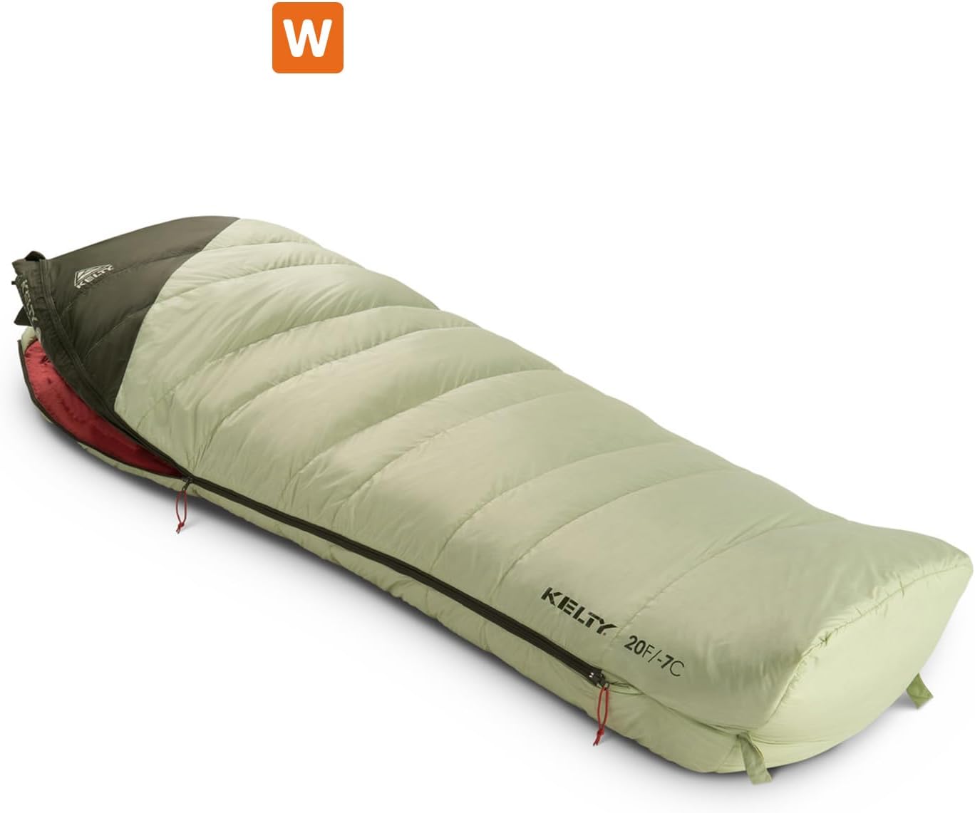 Kelty Cosmic 20 Down Mummy Sleeping Bag for Backpacking, Campers, 550 Fill Power, Recycled Fabrics with PFAS-Free DWR, Designed in Sunny Colorado, USA, 2024 Model - Image 19