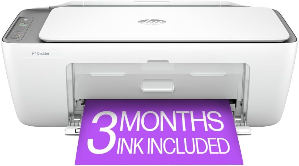 HP DeskJet 2855e Wireless All-in-One Color Inkjet Printer, Scanner, Copier, Best-for-home, 3 months of Instant Ink included (588S5A) - Image 2