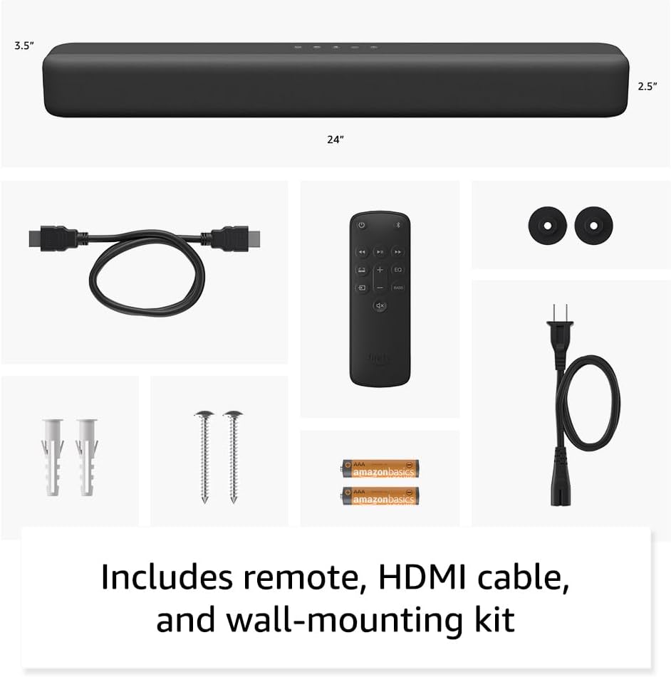 Amazon Fire TV Soundbar (newest model), 2.0 speaker with DTS Virtual:X and Dolby Audio, Bluetooth connectivity - Image 8