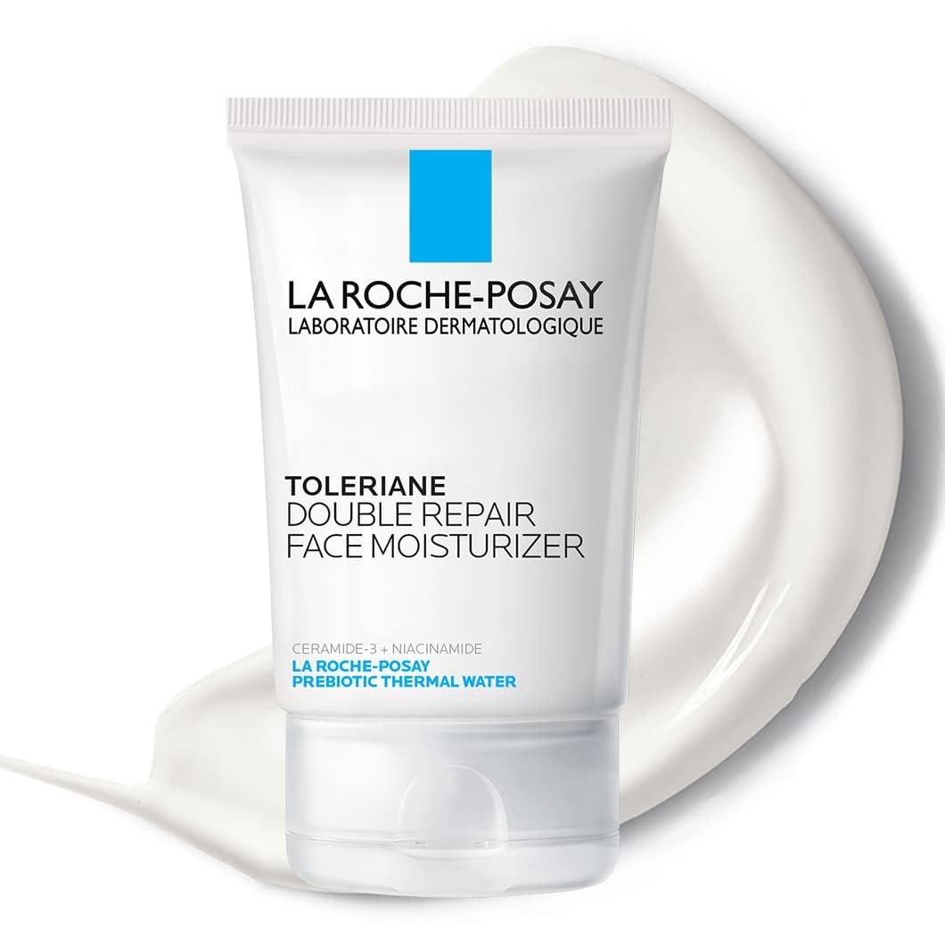 La Roche-Posay Toleriane Double Repair Face Moisturizer, Daily Moisturizer Face Cream with Ceramide and Niacinamide for All Skin Types, Oil Free, Fragrance Free - Image 2