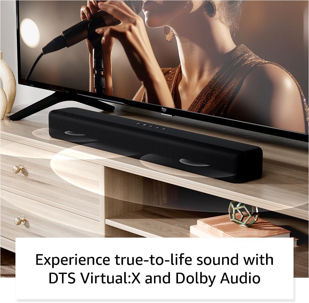 Amazon Fire TV Soundbar (newest model), 2.0 speaker with DTS Virtual:X and Dolby Audio, Bluetooth connectivity - Image 4