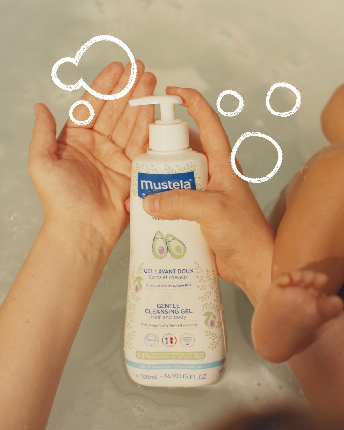 Mustela Newborn Arrival Gift Set - Baby Skincare & Bath Time Essentials - Natural & Plant Based - 5 Items Set - Image 9