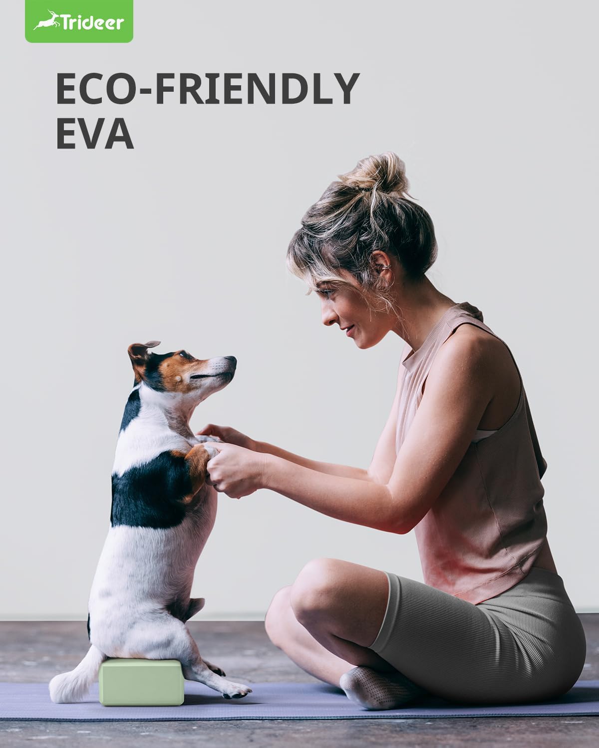 Trideer Yoga Block, Soft Non-Slip Surface Premium Foam Blocks, Supportive, Lightweight, Odor Resistant, Yoga Accessories for Pilates Meditation General Fitness Stretching Toning - Image 8