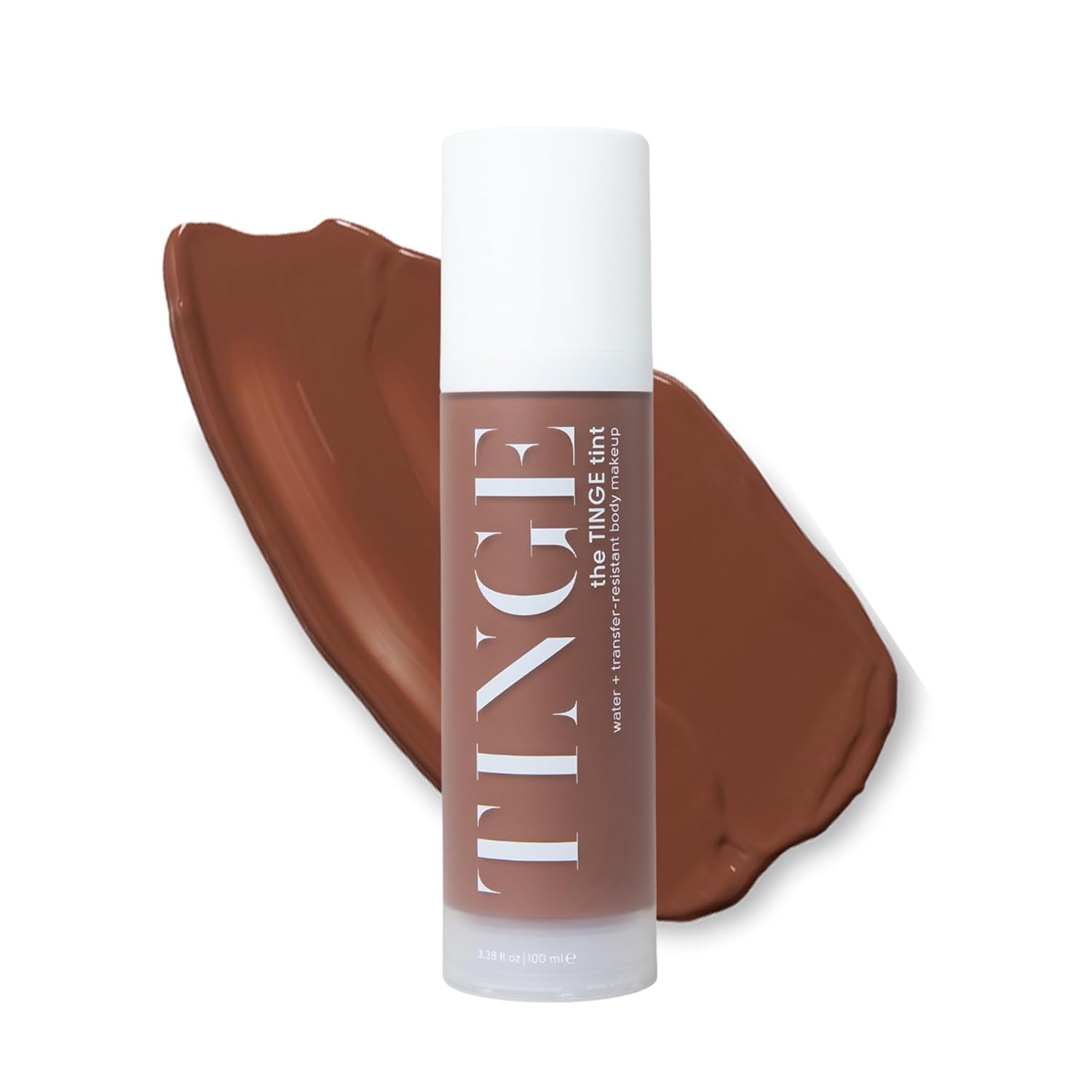Tinge Tint Body Makeup, Lasts Up to 48 Hours, Medium Coverage Cream With Amino Acids, Hyaluronic Acid & Lysine, Semi Matte Finish, Water & Transfer Resistant, Fragrance Free, 3.38 Fl Oz - Deep Cool - Image 2