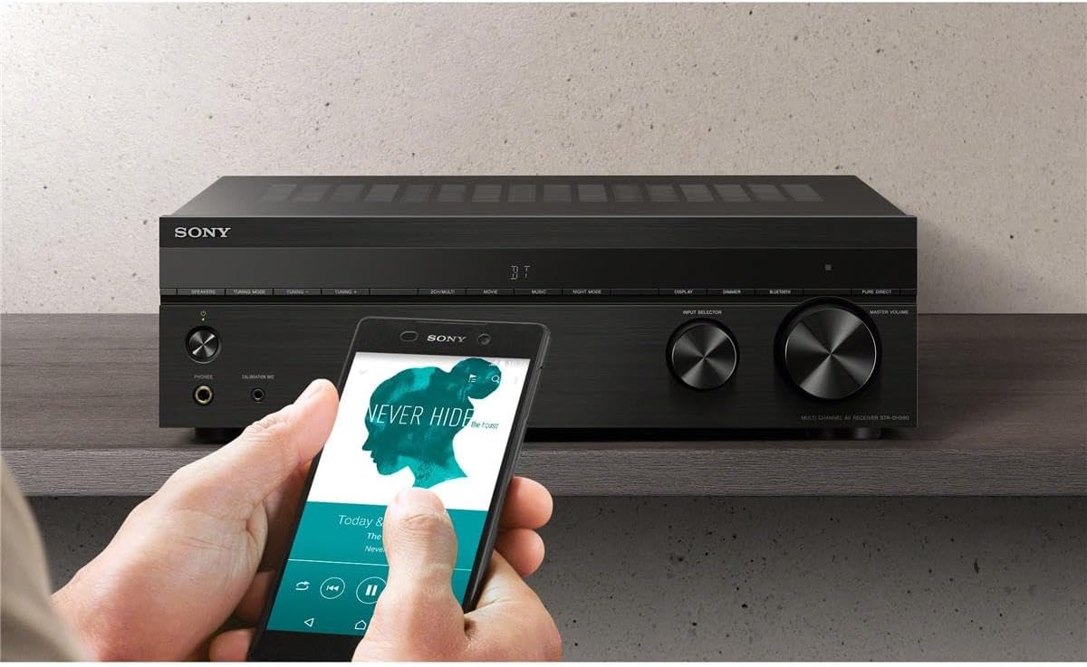 Sony STRDH590 5.2 Channel Surround Sound Home Theater Receiver: 4K HDR AV Receiver with Bluetooth,Black - Image 6