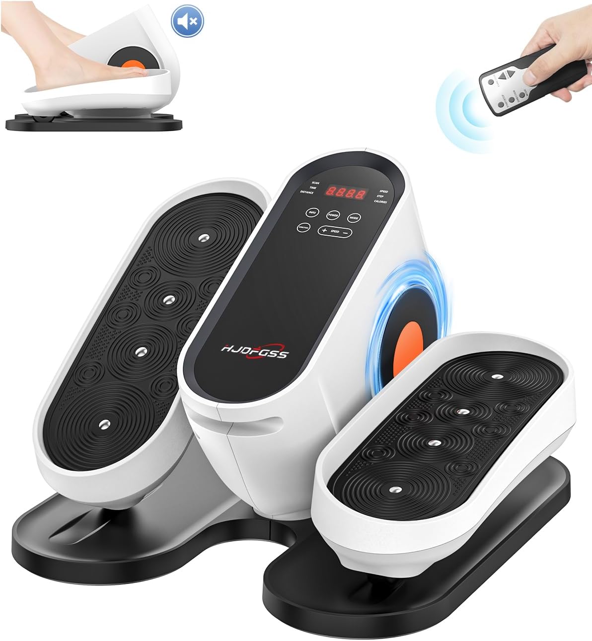 Under Desk Elliptical Machine, Electric Ellipse Leg Exerciser While Sitting for Seniors Adults, Leg Ercise Pro, Leg Exerciser While Sitting, Home Use Seated Ellipse Leg Exerciser - Image 2