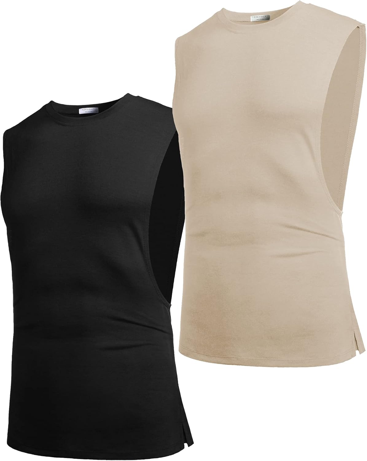 COOFANDY Men Workout Tank Top Gym Bodybuilding Sleeveless Muscle T Shirts Cut Off Shirts - Image 3