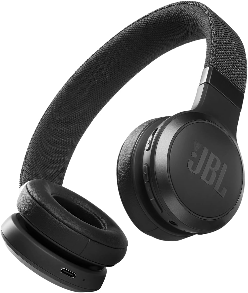 JBL Live 460NC wireless on-ear Noise Cancelling headphones with 50H battery, microphone for calls, lightweight and comfortable, and Alexa Built-in (Optimized for Android), iOS compatible (Black) - Image 2
