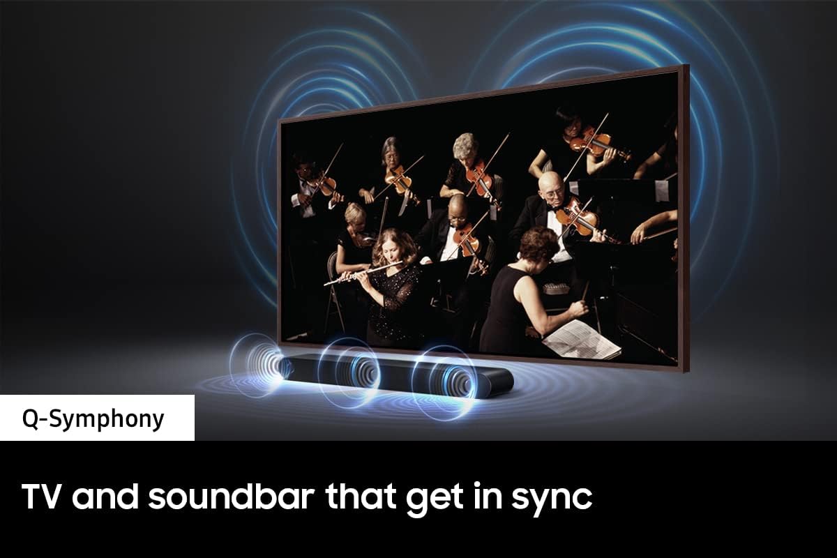 SAMSUNG HW-S50B/ZA 3.0ch All-in-One Soundbar w/Dolby 5.1, DTS Virtual:X, Q Symphony, Built in Center Speaker, Adaptive Sound Lite, Bluetooth Multi Connection, 2022 Black - Image 7