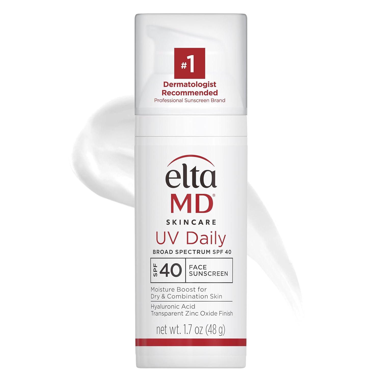 EltaMD UV Daily SPF 40 Face Sunscreen Moisturizer with Zinc Oxide, Daily Face Moisturizer with SPF, Sunscreen, 1.7 oz Pump - Image 2
