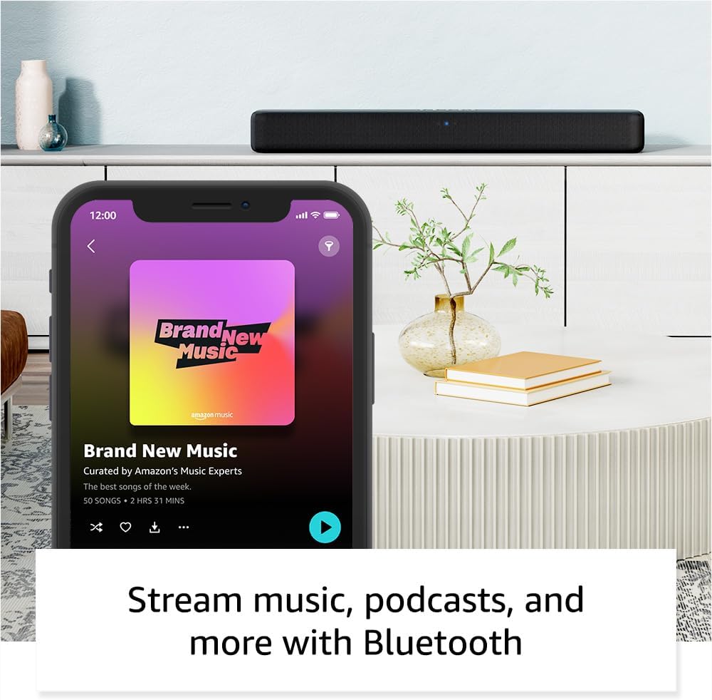 Amazon Fire TV Soundbar (newest model), 2.0 speaker with DTS Virtual:X and Dolby Audio, Bluetooth connectivity - Image 6