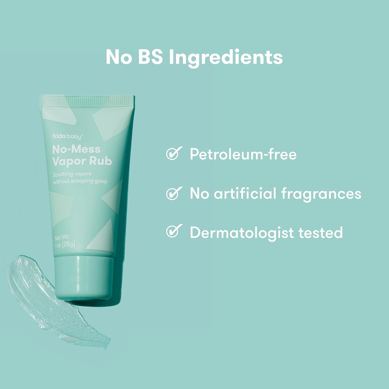 Frida Baby No-Mess Vapor Rub, Baby Vapor Rub for Chest, Neck, Back + Foot,Non-staining, Petroleum-Free Hands-Free Applicator Tube, Soothing Eucalyptus & Lavender for Sleep - Image 7