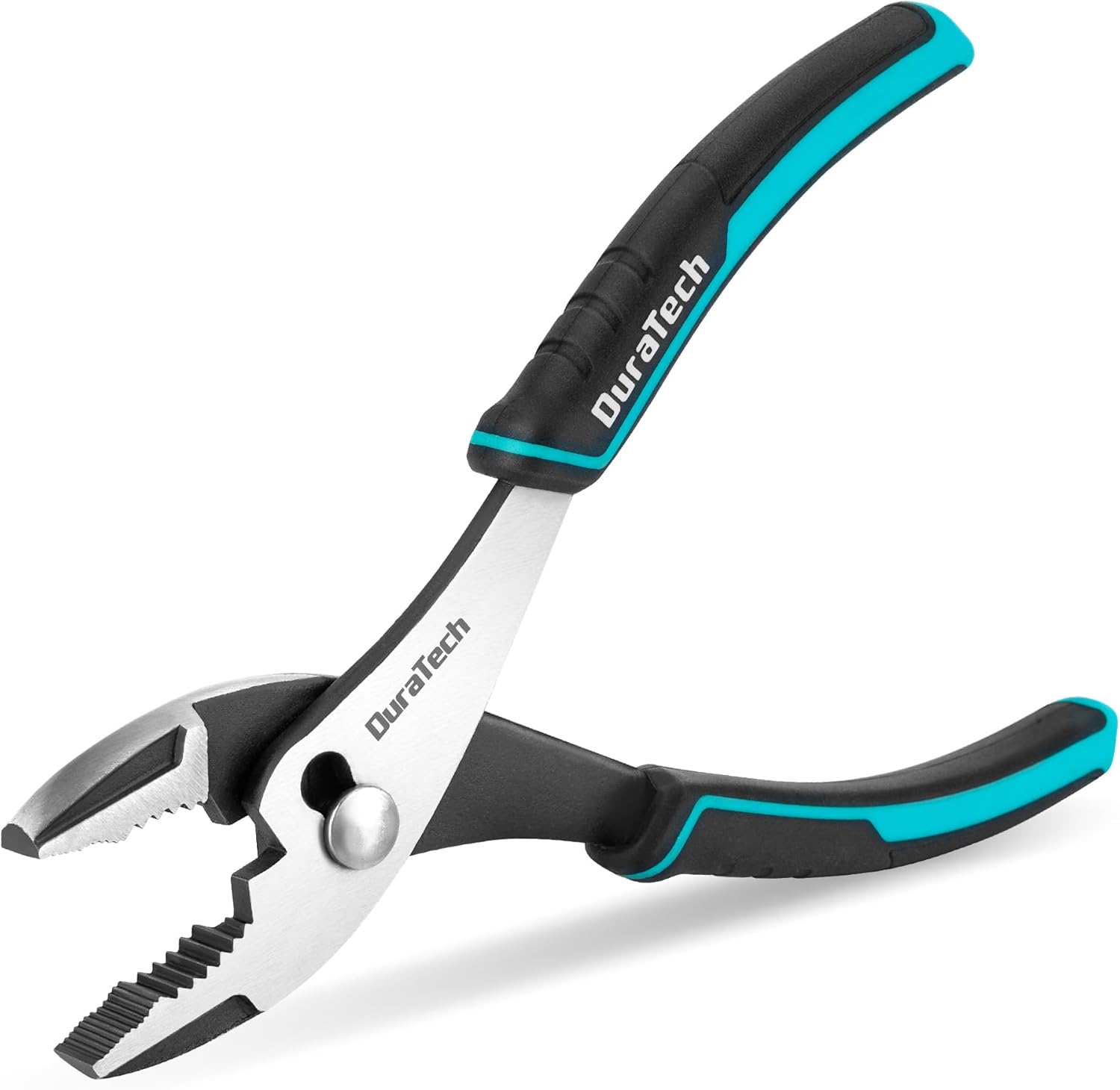 DURATECH 8 Inch Slip Joint Pliers, Pliers Tool with Comfortable TPR Handle, High Carbon Steel, Strong Sharp Teeth, Pliers for Tightening, Loosening and Gripping Nuts and Bolts - Image 2