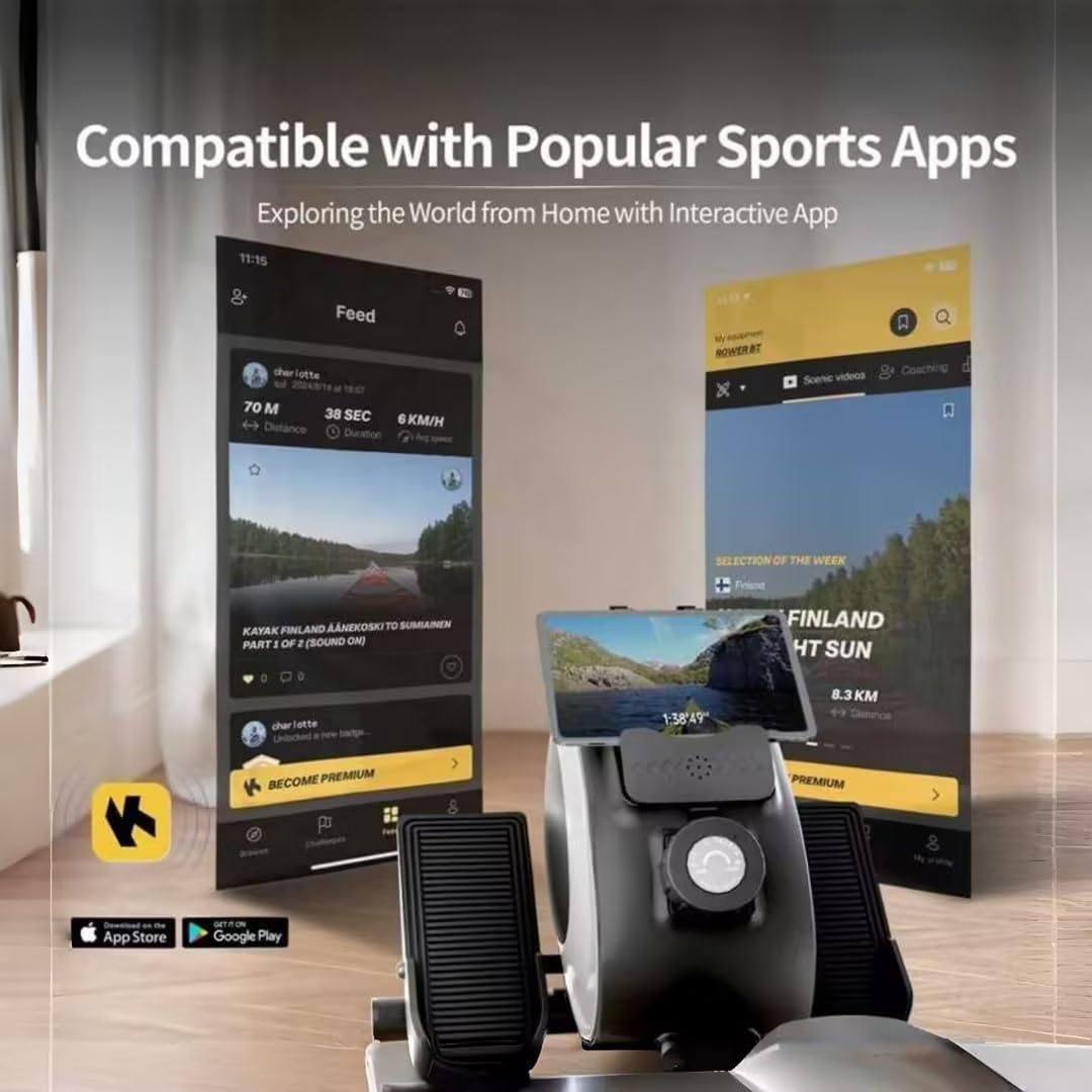 Rowing Machine for Home, Magnetic Rower Machine with Quiet Resistance, Foldable Rower for Home Use, Burn Fat & Sculpt Muscles - Image 6