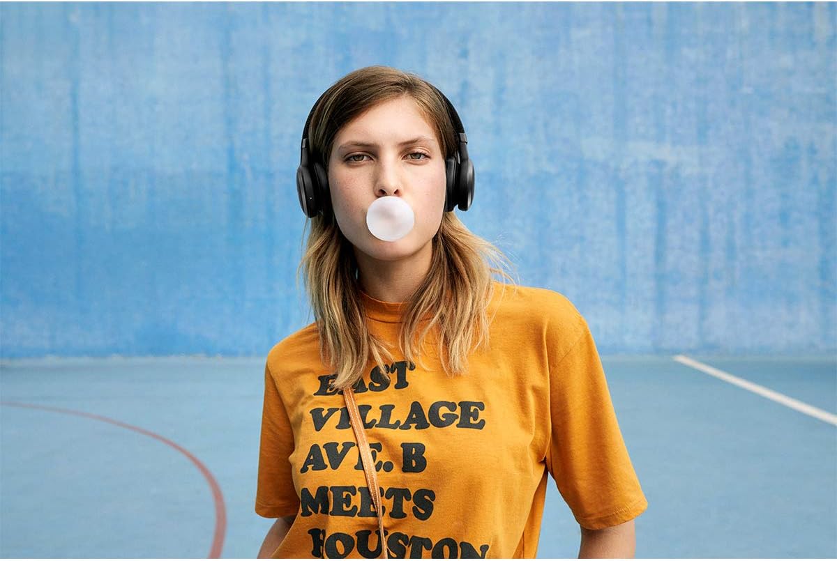 JBL Live 460NC wireless on-ear Noise Cancelling headphones with 50H battery, microphone for calls, lightweight and comfortable, and Alexa Built-in (Optimized for Android), iOS compatible (Black) - Image 3