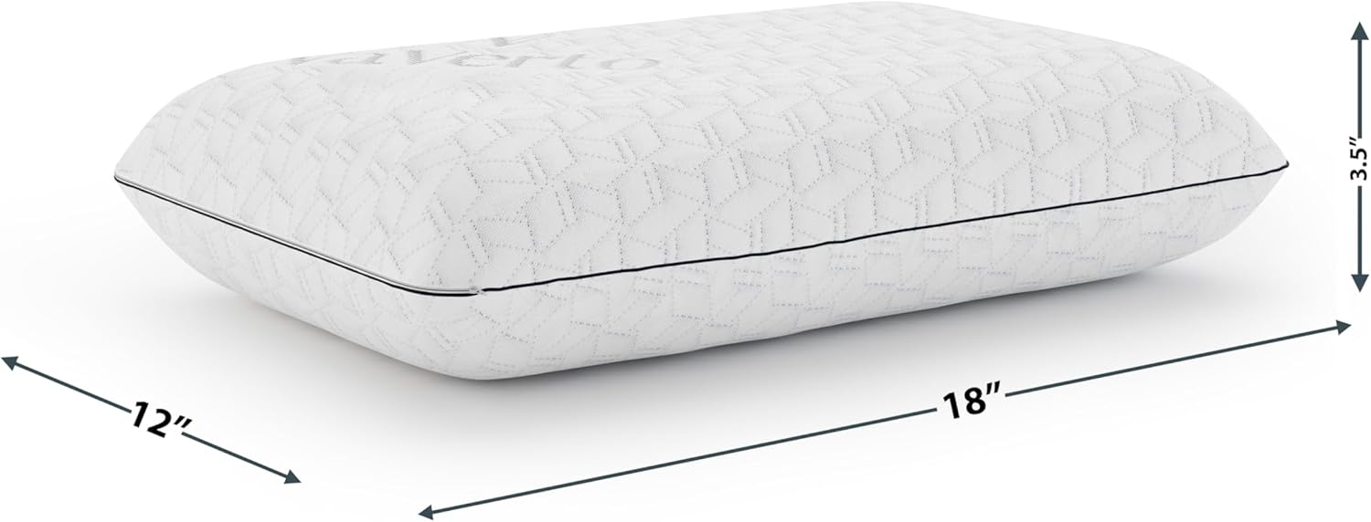 Vaverto Small Memory Foam Bed Pillow for Camping - Compressible Medium Firm, Breathable Cover, Machine Washable, Ideal Backpacking - Image 4