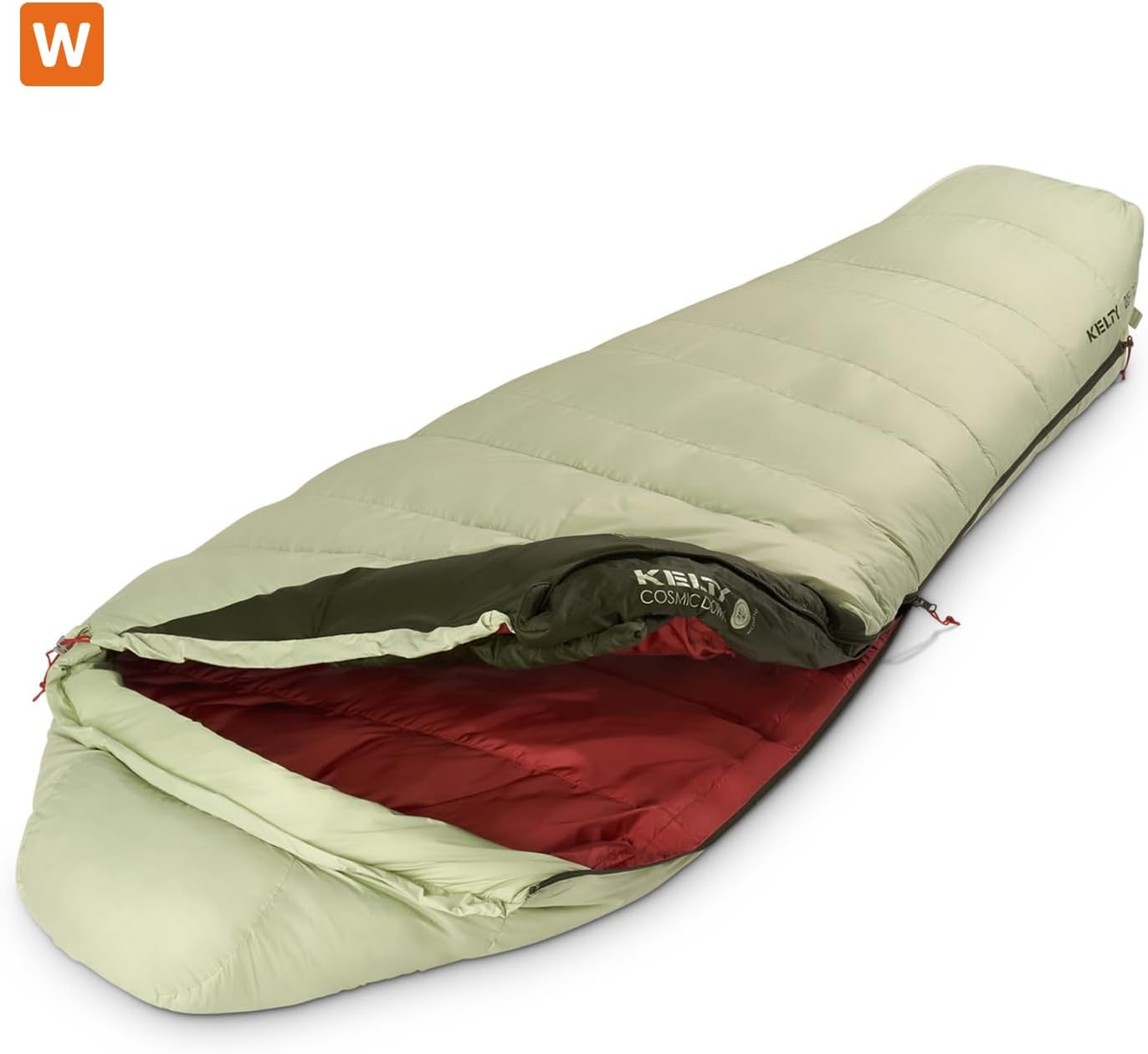 Kelty Cosmic 20 Down Mummy Sleeping Bag for Backpacking, Campers, 550 Fill Power, Recycled Fabrics with PFAS-Free DWR, Designed in Sunny Colorado, USA, 2024 Model - Image 22