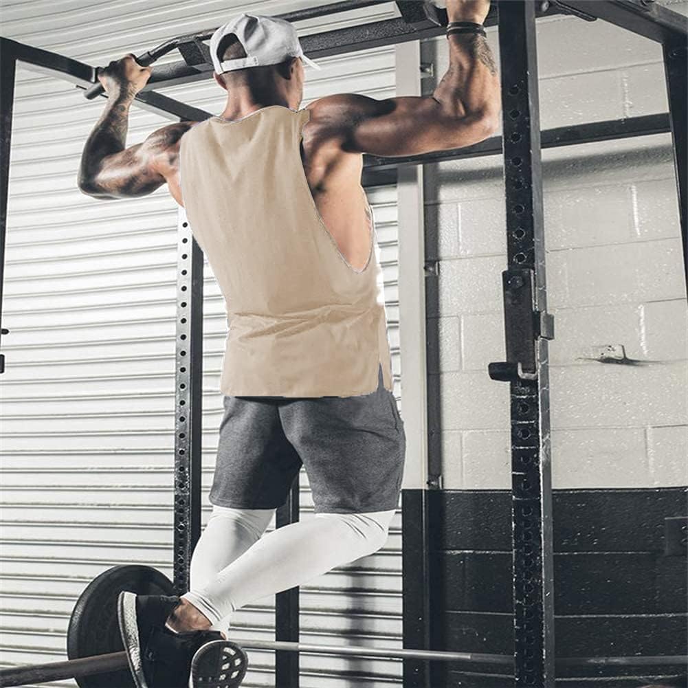 COOFANDY Men Workout Tank Top Gym Bodybuilding Sleeveless Muscle T Shirts Cut Off Shirts - Image 5
