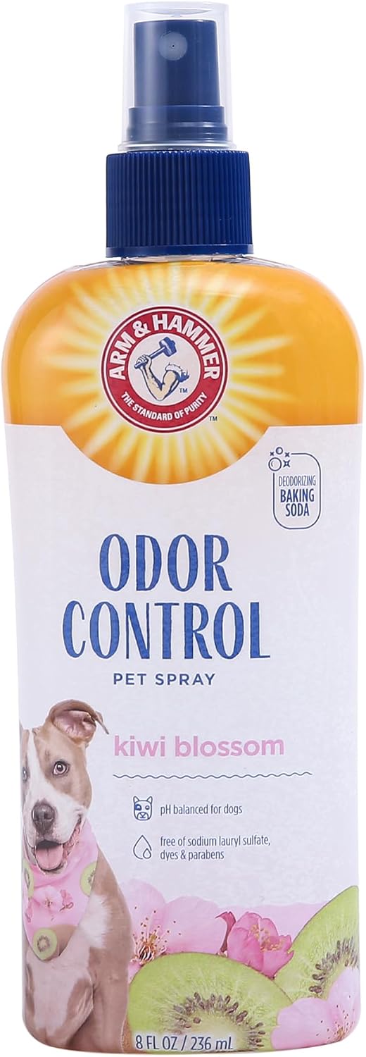 Arm & Hammer for Pets Super Deodorizing Spray for Dogs | Best Odor Eliminating Spray for All Dogs & Puppies | Fresh Kiwi Blossom Scent That Smells Great, 8 Ounces - Image 2