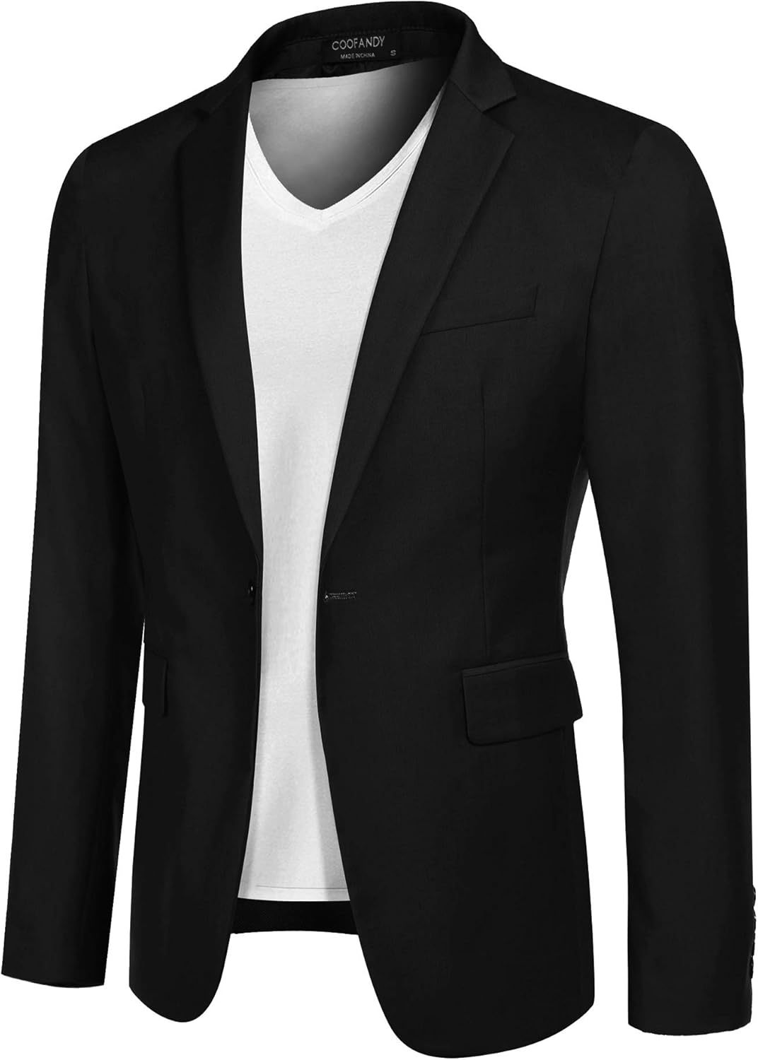COOFANDY Mens Sport Coat Casual Blazer One Button Business Suit Jacket - Image 2