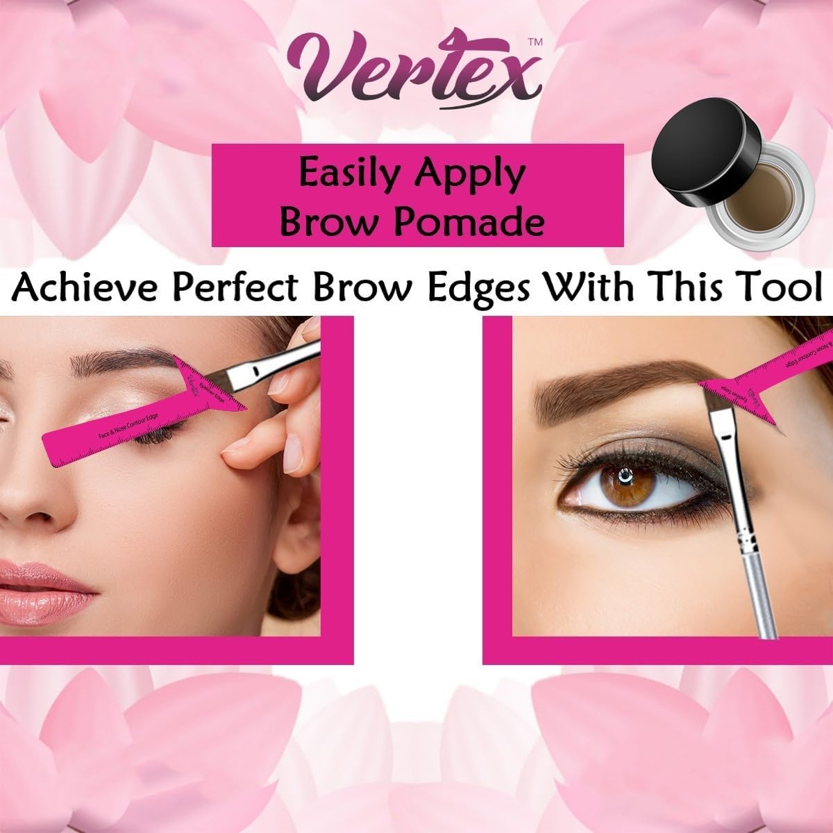 Eyeliner Stencils Pencil Liquid Waterproof Tool For Liner Makeup Brush Pen Stamp Thin Sharpener Cat Eyes Small Angled Wing Tip | Real Beginners Techniques Eye Shadow Lines Gel Eyebrow Pomade Black - Image 7