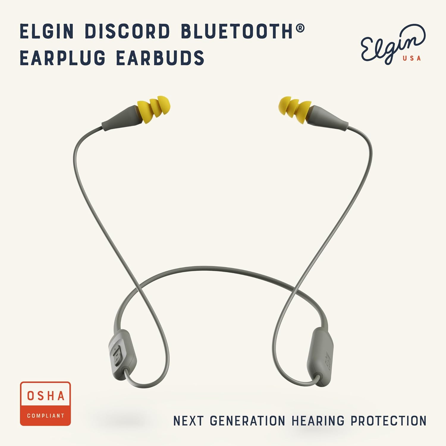Elgin Discord Bluetooth Earplug Earbuds, OSHA Compliant Noise-Isolating Safety Wireless Headphones, All-Weather Earphones for Industrial Work, and High-Noise Environments - Image 3