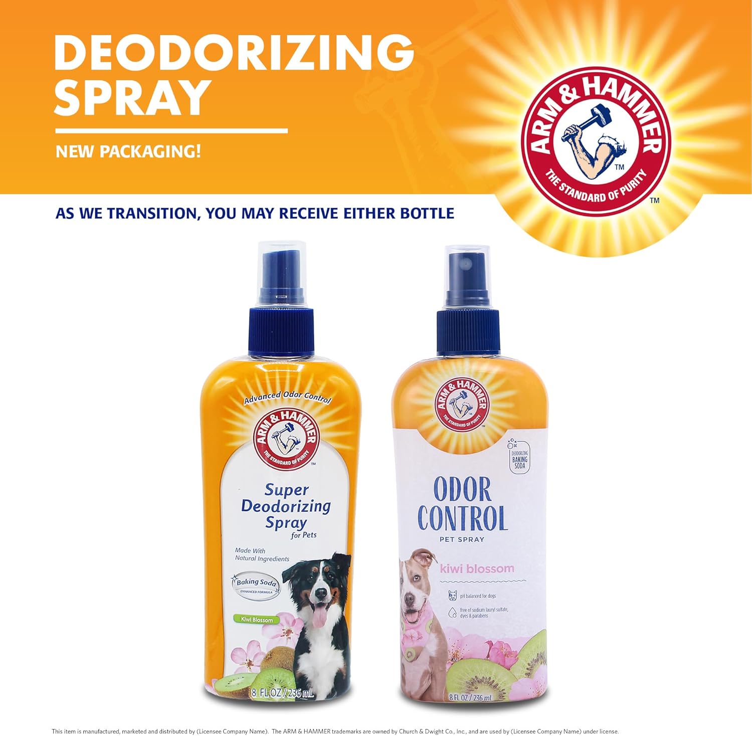 Arm & Hammer for Pets Super Deodorizing Spray for Dogs | Best Odor Eliminating Spray for All Dogs & Puppies | Fresh Kiwi Blossom Scent That Smells Great, 8 Ounces - Image 3