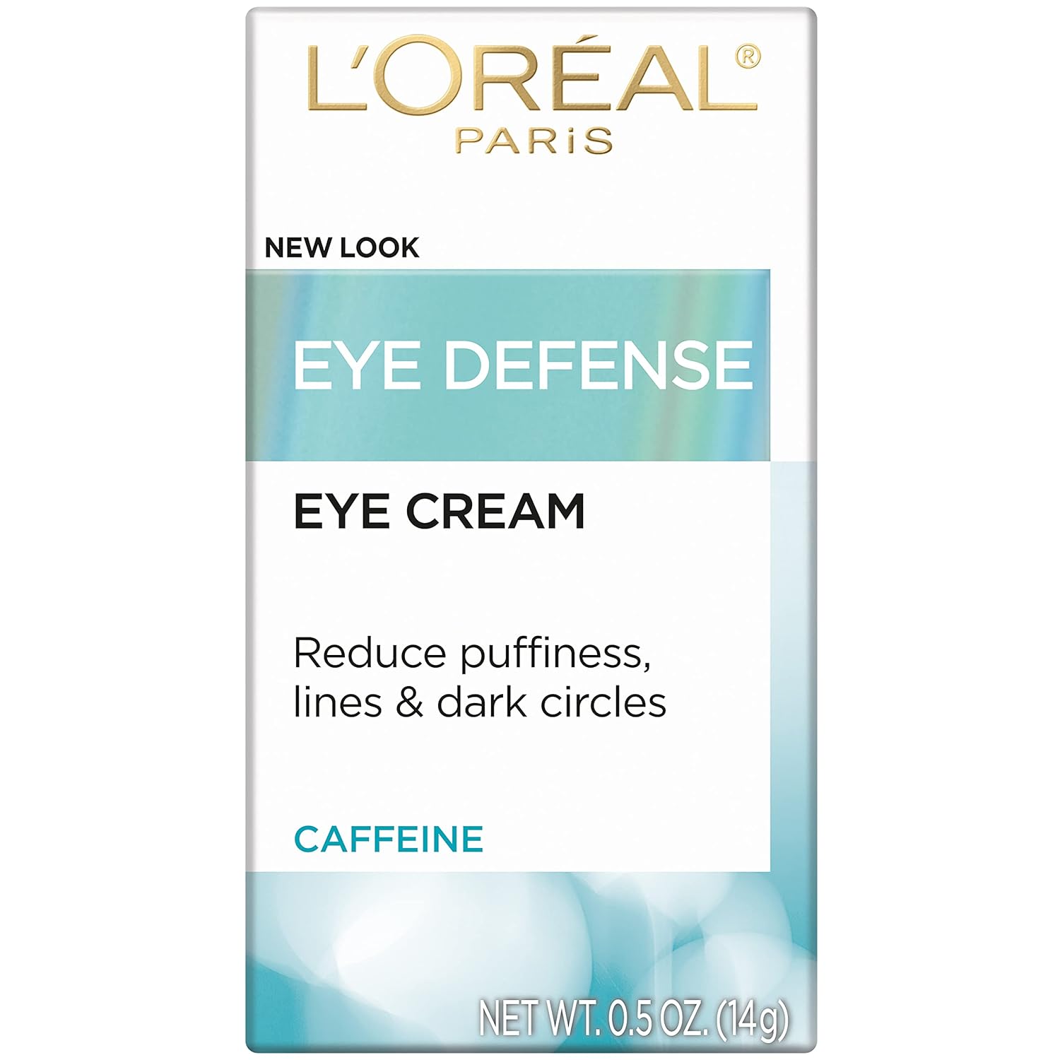 L'Oreal Paris Dermo-Expertise Eye Defense Eye Cream with Caffeine and Hyaluronic Acid 0.5 oz - Image 3