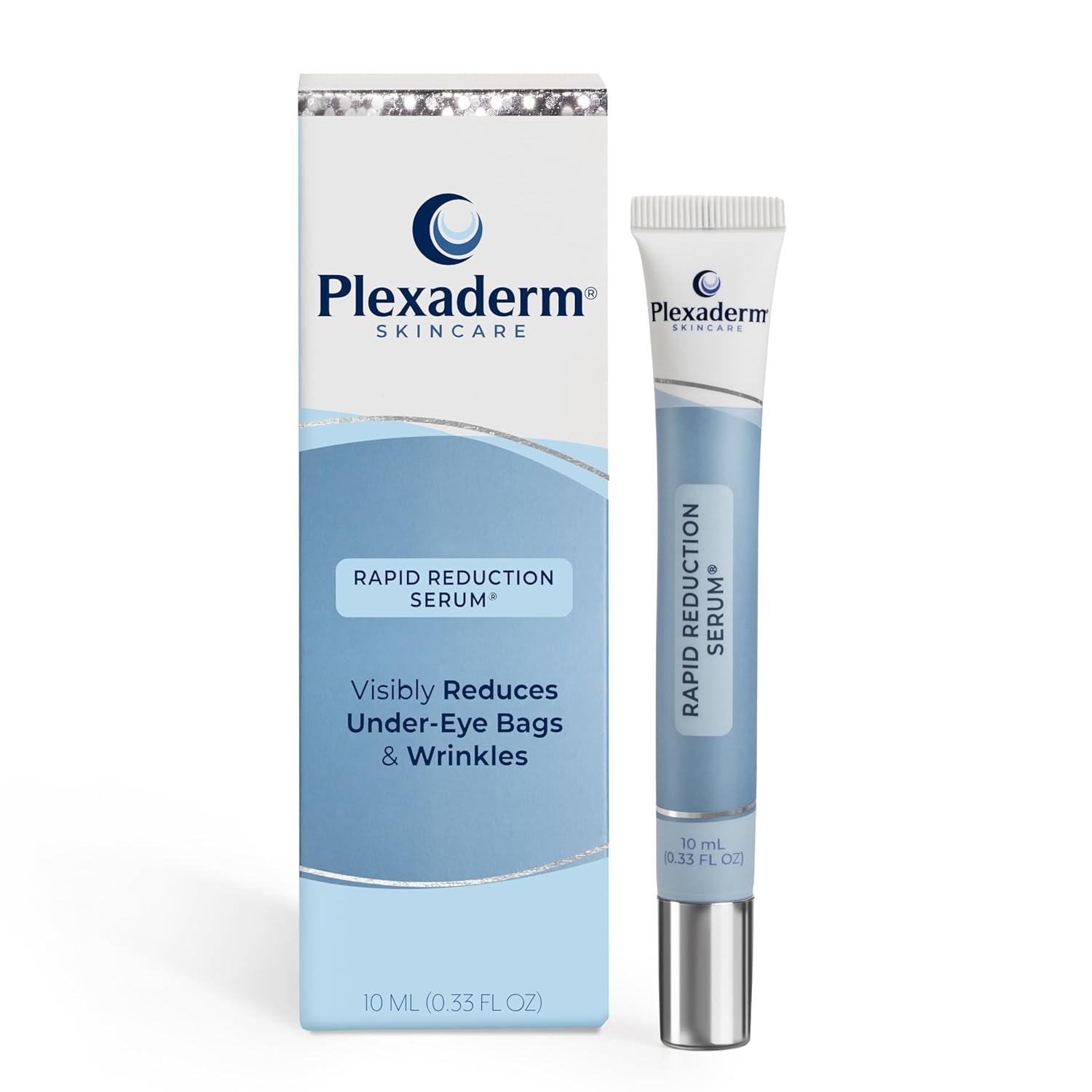 Plexaderm Rapid Reduction Eye Serum - Visibly Reduces Under-Eye Bags, Wrinkles, Dark Circles, Fine Lines & Crow's Feet Instantly, Anti Aging Wrinkle Remover for Face, Full Size Tube - Image 2
