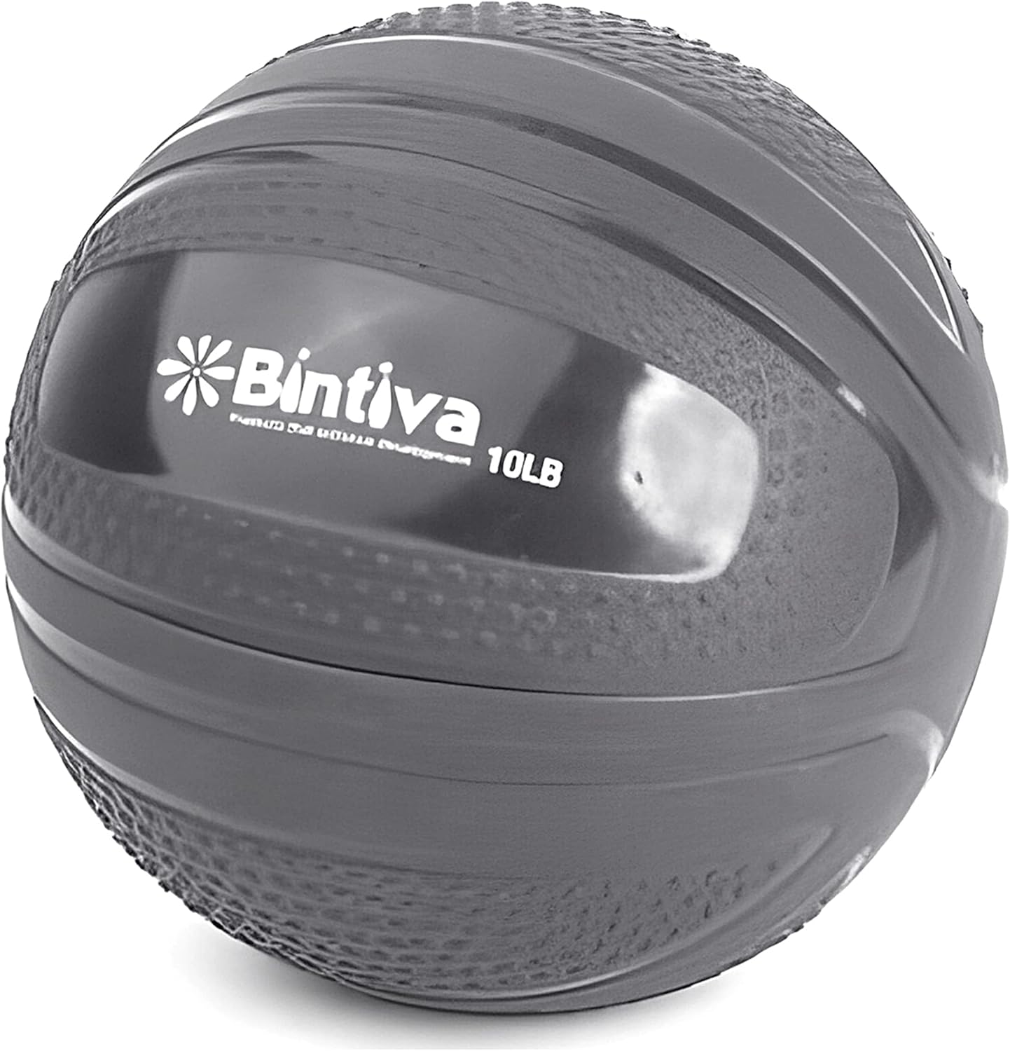 bintiva Non Bounce Slam Ball - Exercise Weighted Deadball for Workout and Fitness Routines - Medicine Dead Weight Ball - Image 9