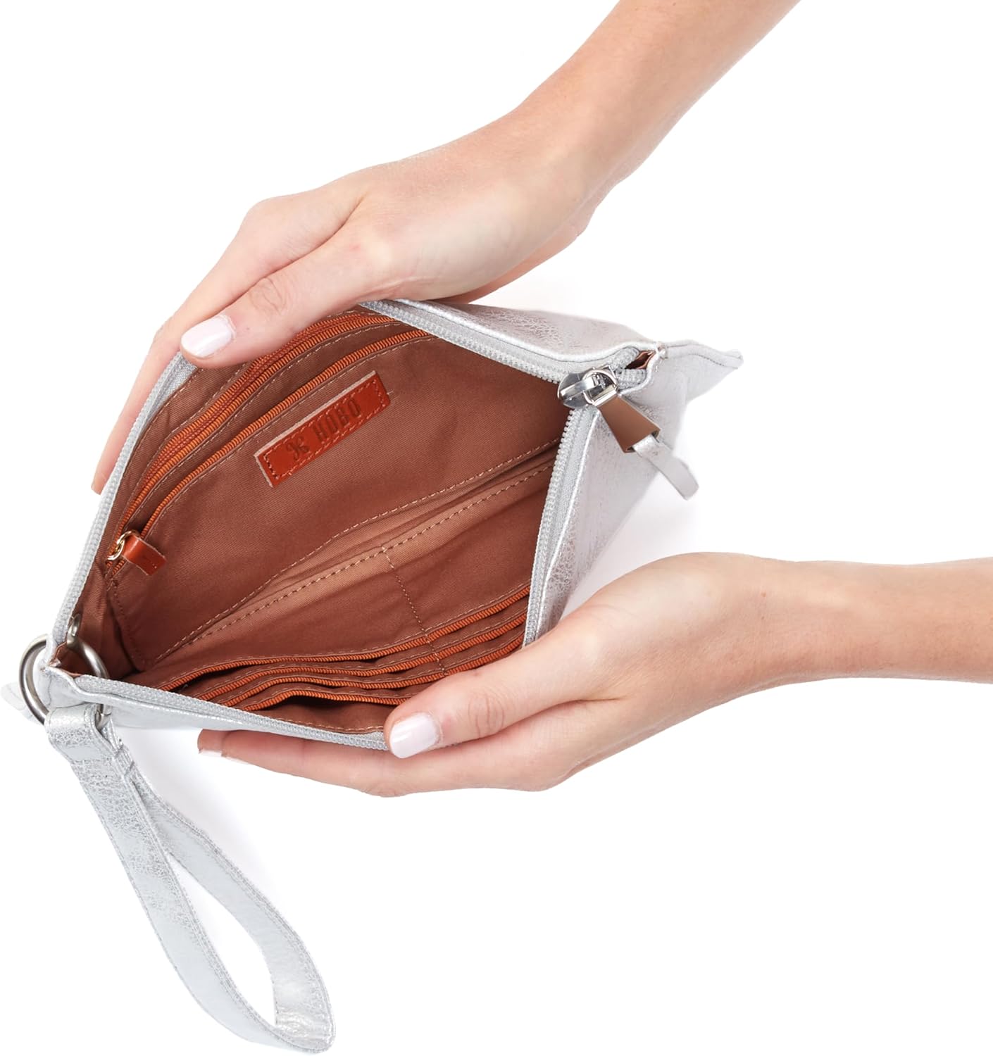 HOBO Vida Leather Wristlet Clutch Bag for Women - Image 4