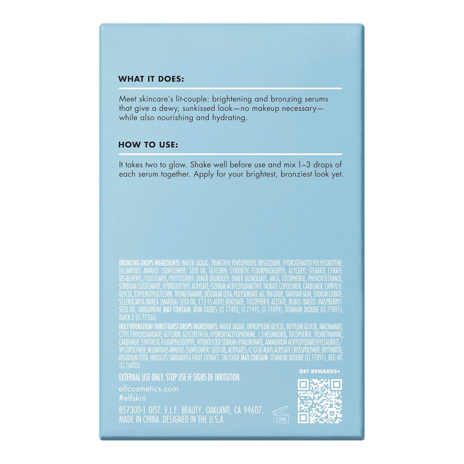 e.l.f. SKIN The Hottest Drops Duo, Holy Hydration! Thirst Burst Drops & Bronzing Drops Skincare Set, For A Dewy, Sun-Kissed Look, Vegan & Cruelty-Free - Image 9