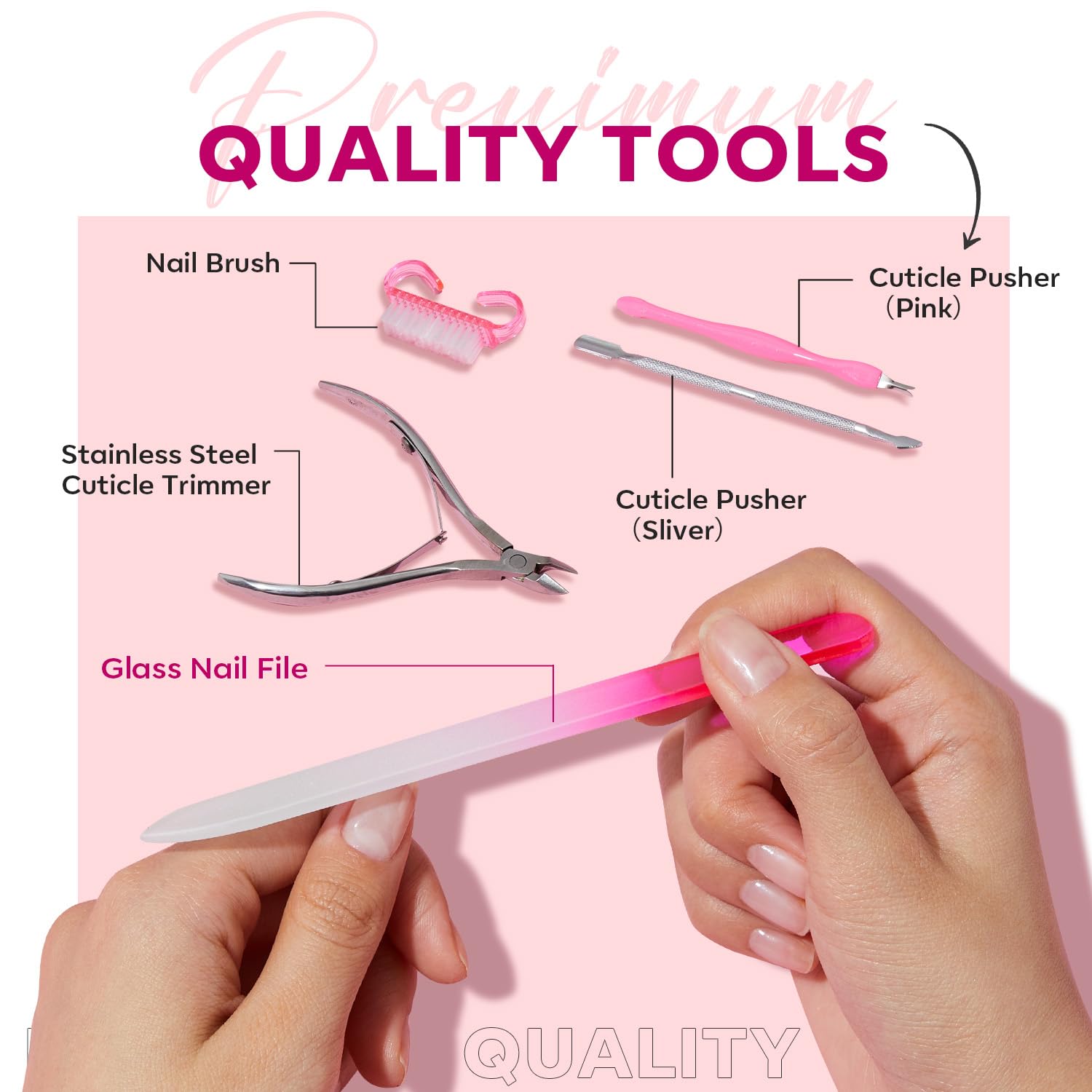 Modelones Cuticle Remover Kit - Cuticle Remover Cream & Cuticle Oil, Cuticle Care Kit w/Cuticle Trimmer Cuticle Pusher & Cuticle Nipper for DIY Nail Manicure, Removedor de Cuticula for Nail Care - Image 4