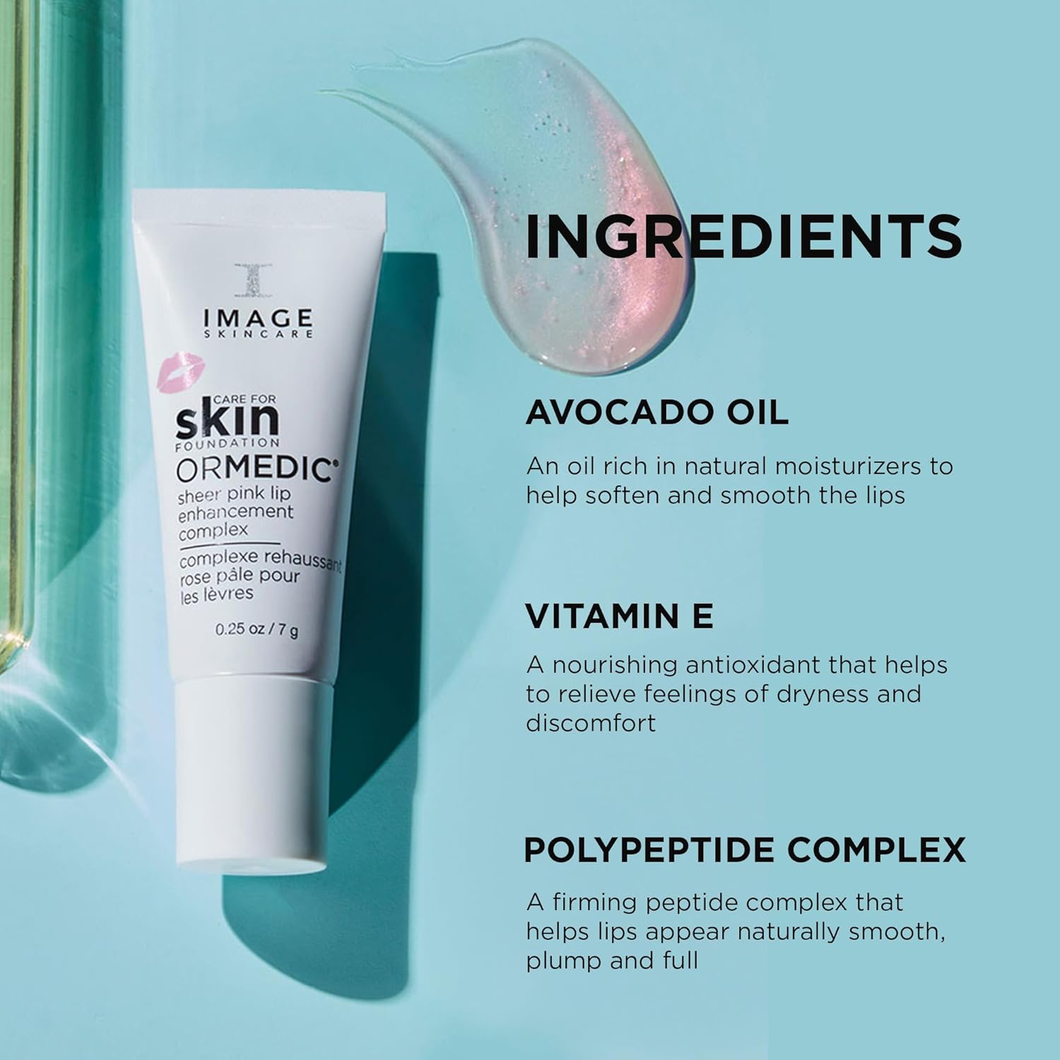 IMAGE Skincare ORMEDIC pH Balancing Lip Enhancement Complex with Avocado Oil & Vitamin E for Deep Hydration - Image 5