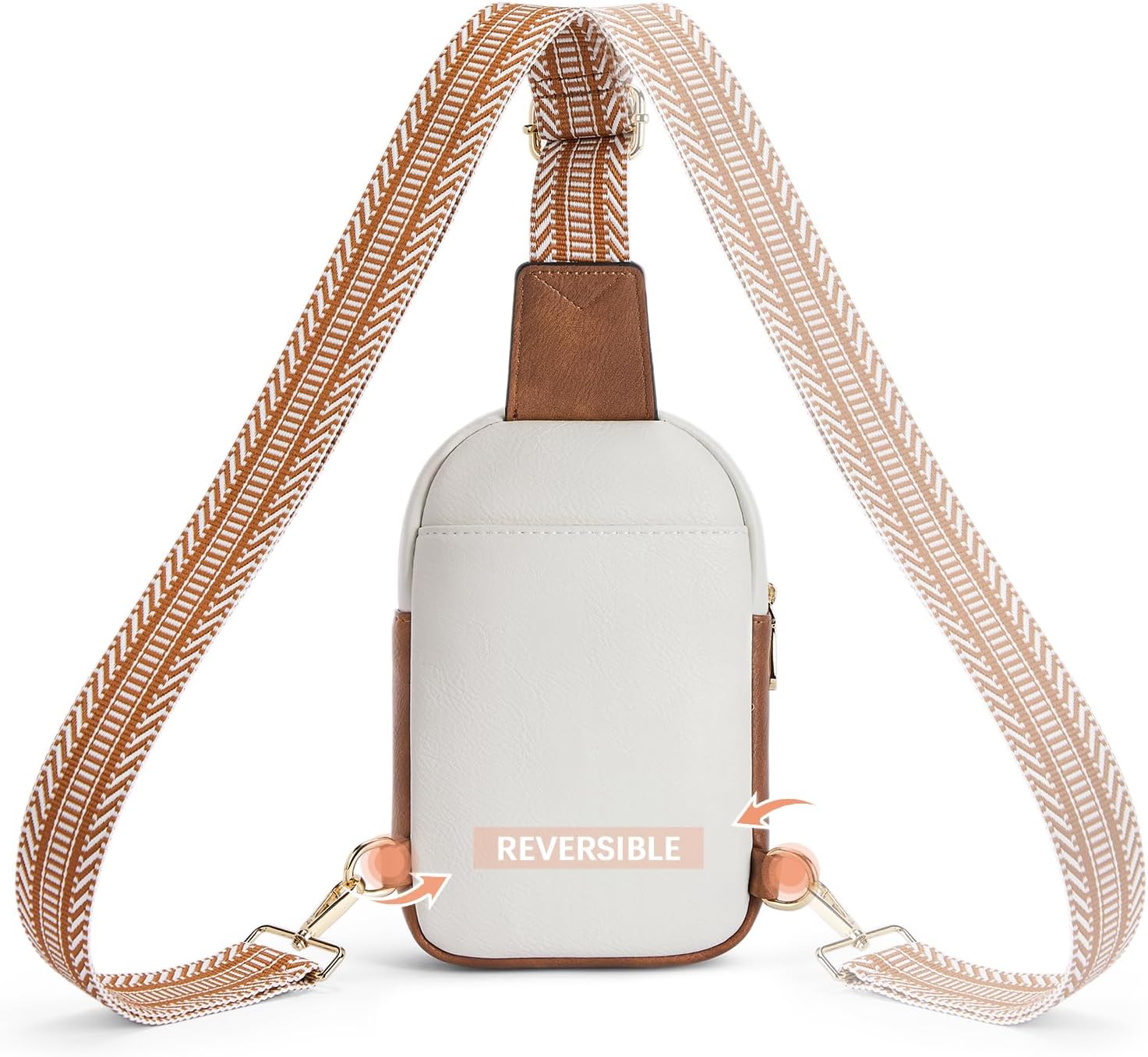 BOSTANTEN Small Sling Bag Crossbody Bags for Women Trendy Crossbody Purse Leather Chest Bag - Image 6