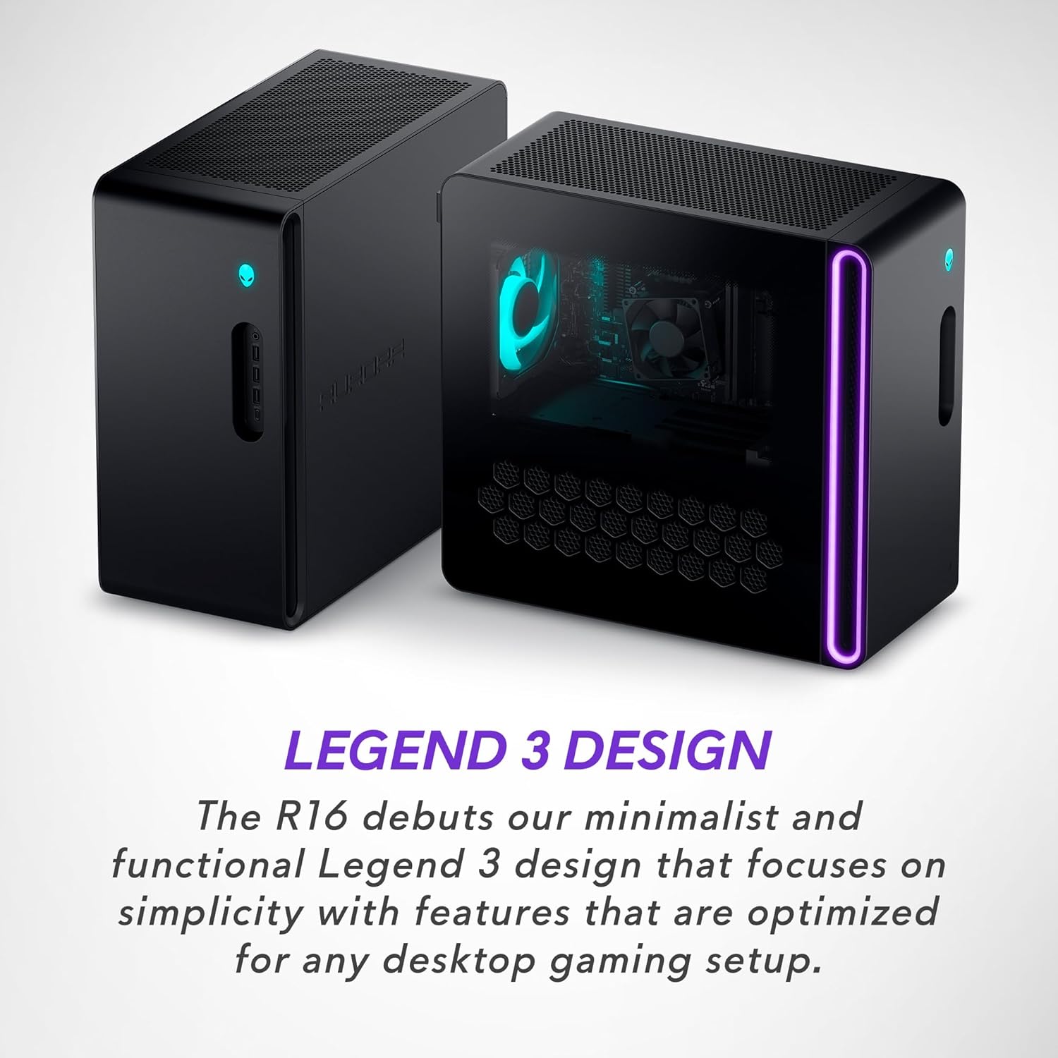 Alienware Aurora R16 Gaming Desktop - Intel Core i7-14700F Processor, 16GB DDR5 RAM, 512GB SSD + 1TB HDD, NVIDIA GeForce RTX 4060 8GB GDDR6, Windows 11 Home, Onsite Service - Black - Image 5