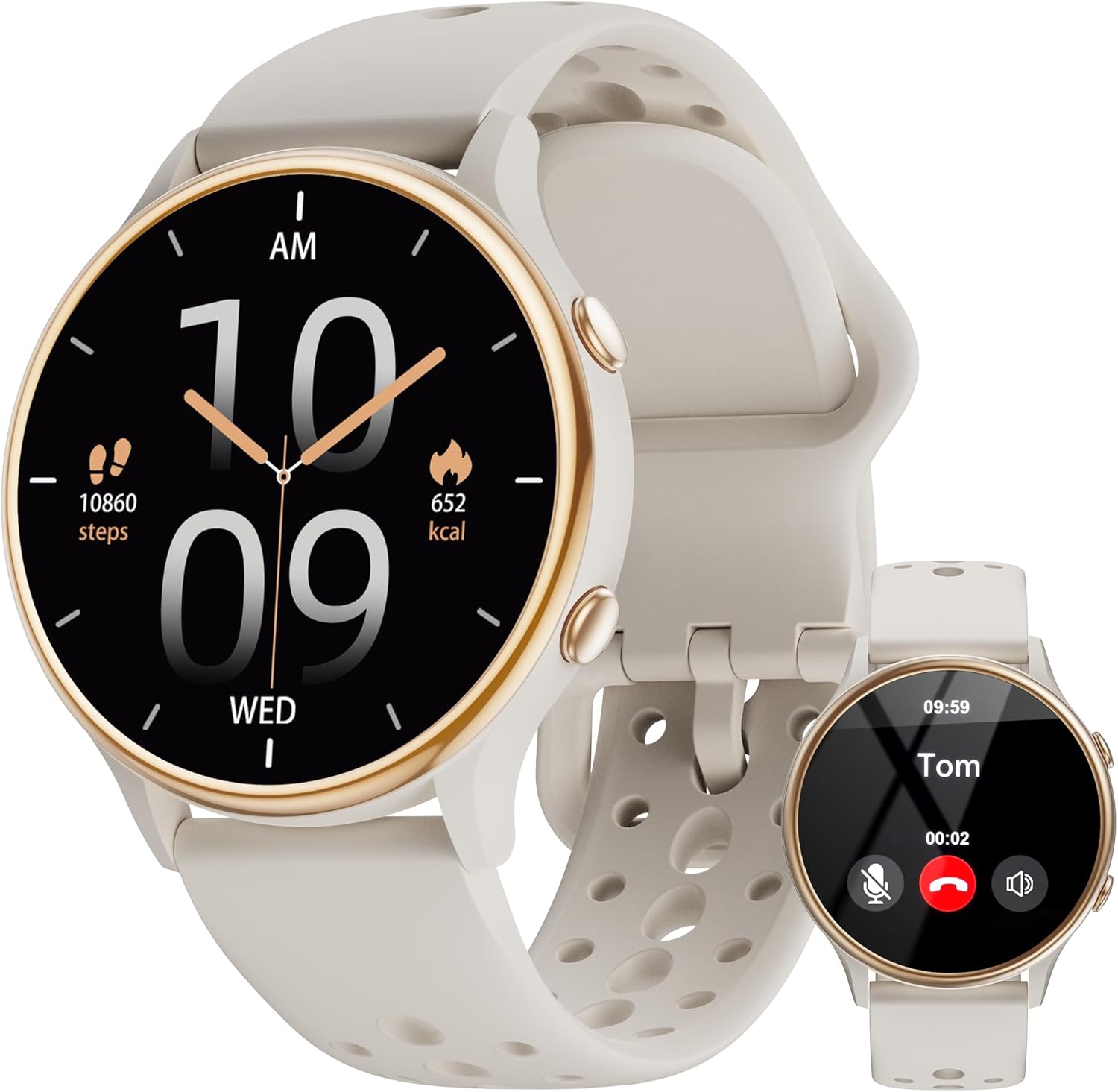 Smart Watches for Women, Fitness Tracker with Heart Rate & SpO2 Monitor, IP67 Waterproof Activity Tracker for Men & Women, Smart Watch for Android Phones and iPhone Compatible (Gray) - Image 2