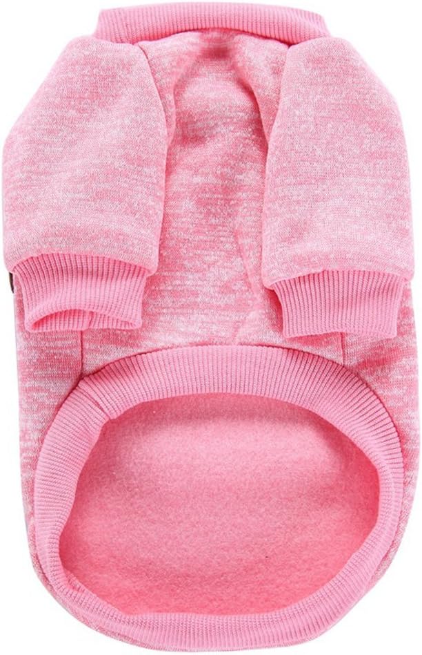 Jecikelon Dog Clothes Dogs Sweater Soft Puppies Clothing Winter Puppy Sweaters Warm Outfit for Dogs Small XXS XS Cat Apparel (Pink, S) - Image 6
