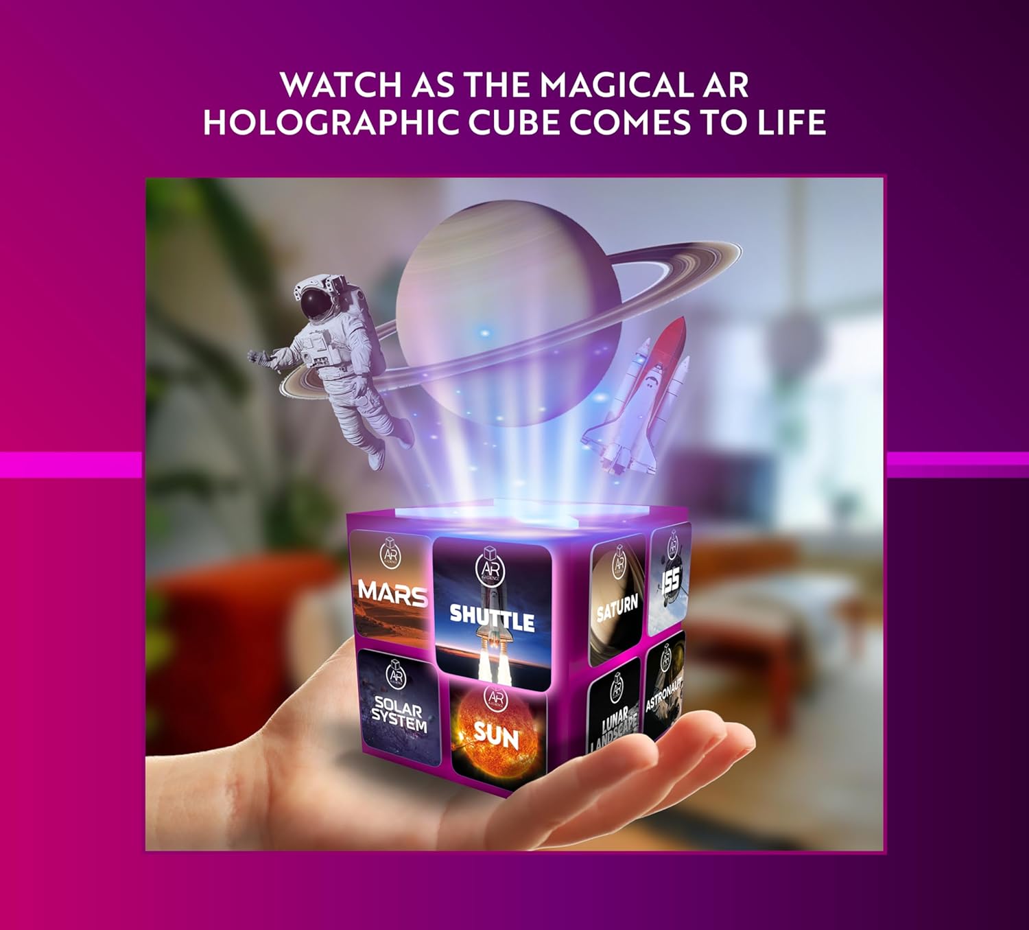 Let's Explore VR Headset for Kids - STEM Gift Box | A Virtual Reality Family Friendly Adventure | Explore Our Solar System with VR Headset for Phone - Image 7