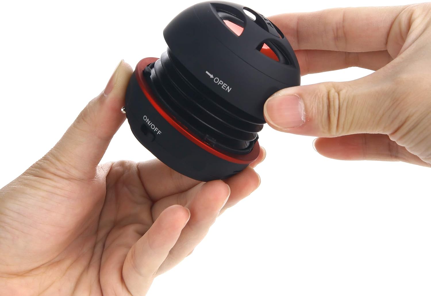 AYL Mini Speaker System, Portable Plug-in Speaker with 3.5mm Aux Input, External Audio for Laptop Computer, MP3 Player, iPhone, iPad, Cell Phone (Black) - Image 8