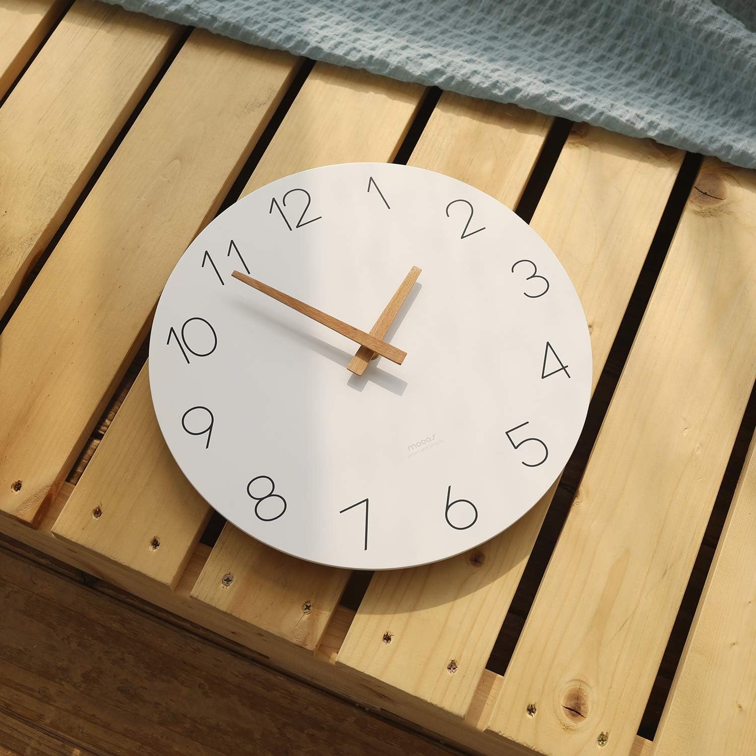 mooas Flatwood Wall Clock - Image 9