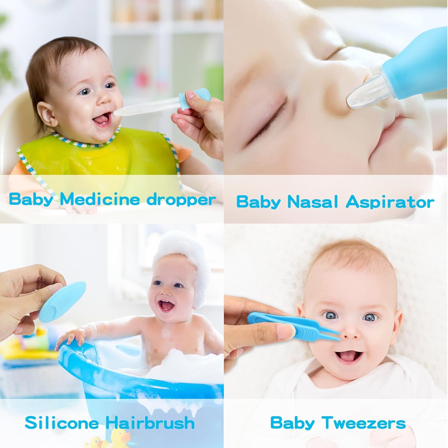 Baby Healthcare and Grooming Kit for Newborn Kids, 24PCS Upgraded Safety Baby Care Kit, Newborn Nursery Health Care Set, Baby Care Products - Image 6