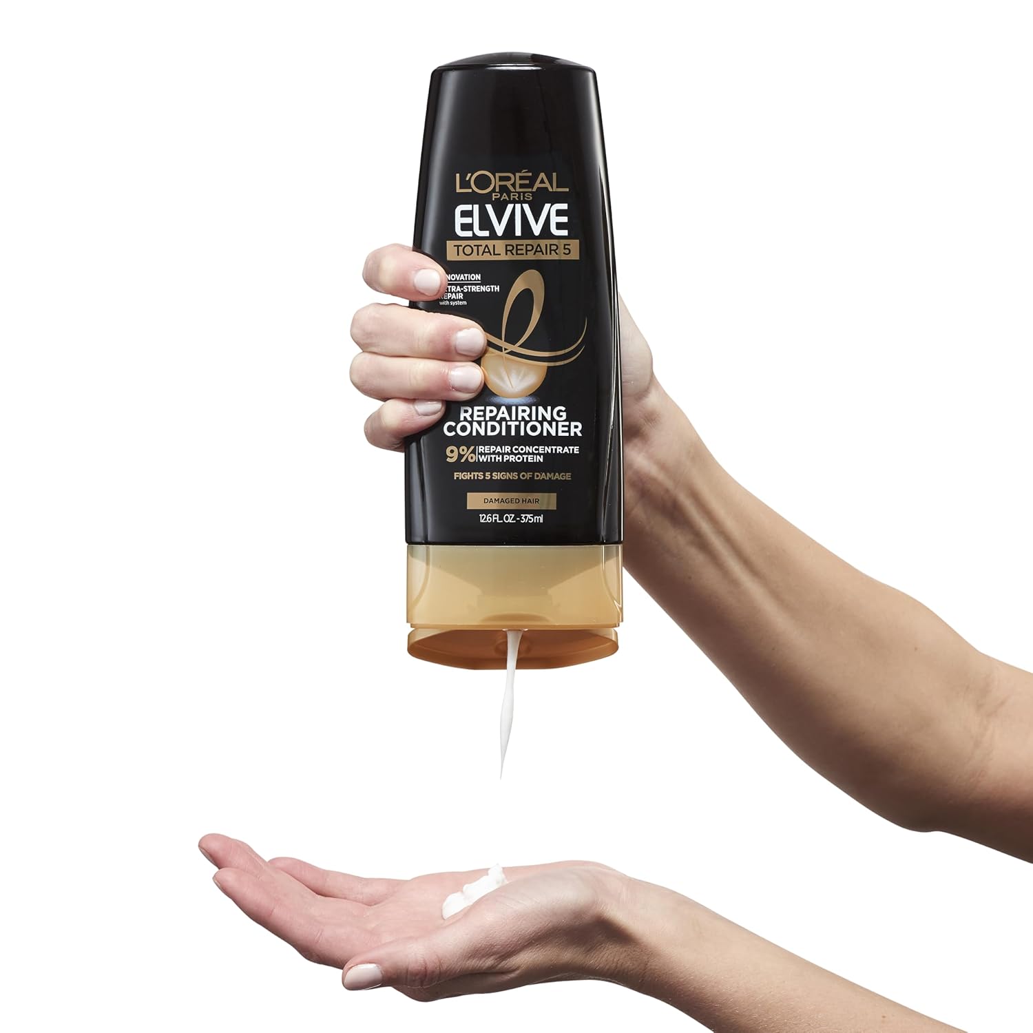 L'Oreal Paris Elvive Total Repair 5 Repairing Shampoo for Damaged Hair Shampoo with Protein and Ceramide for Strong Silky Shiny Healthy Renewed Hair 28 Fl Oz - Image 7