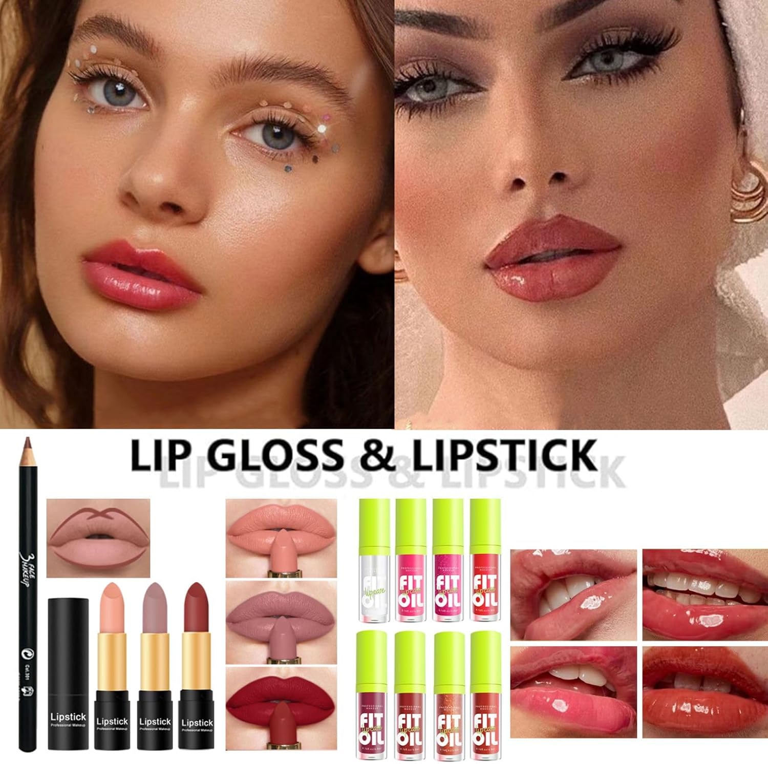 28 Pcs All in One Full Makeup Kit for Women, Makeup Set for Women&Beginner,Eyeshadow, Foundation, Lipsticks, Eyeliner, Mascara, Brow Soap Make Up Gift Set for Women Teen Makeup Kit For Girl - Image 5